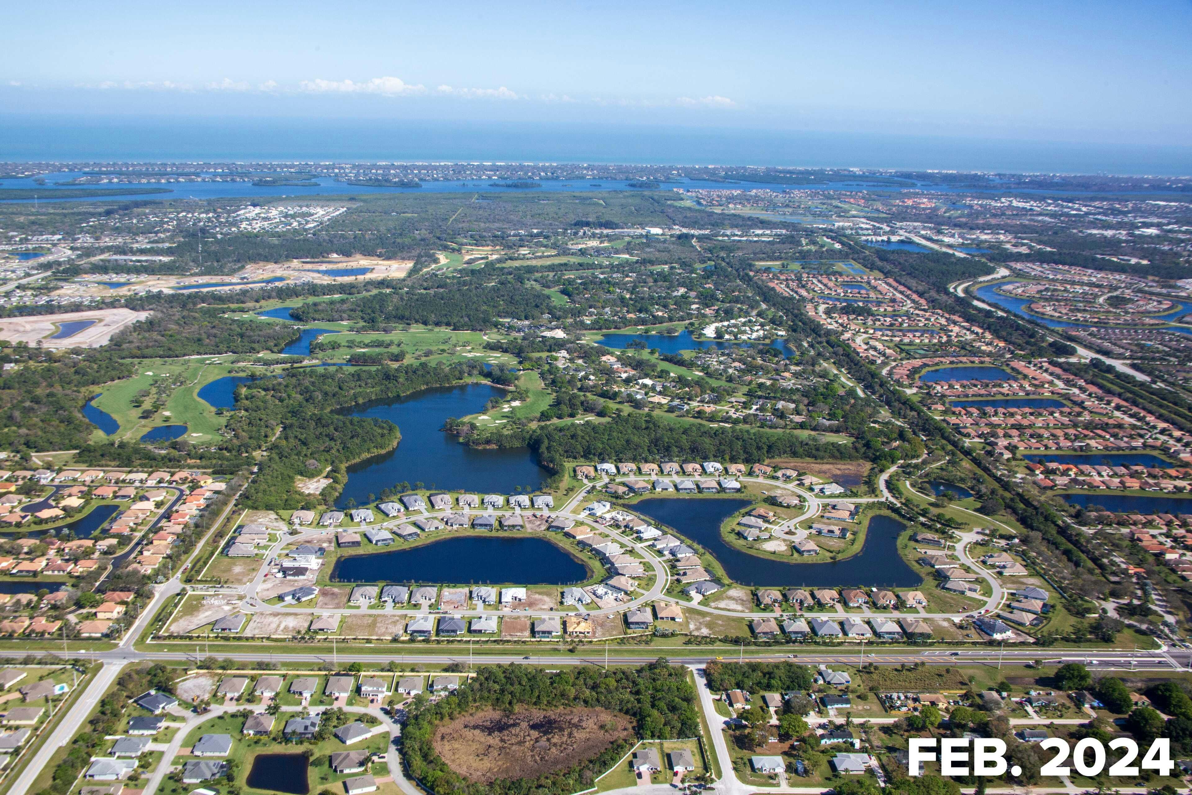 Aerial February 2024 | Bent Pine Preserve