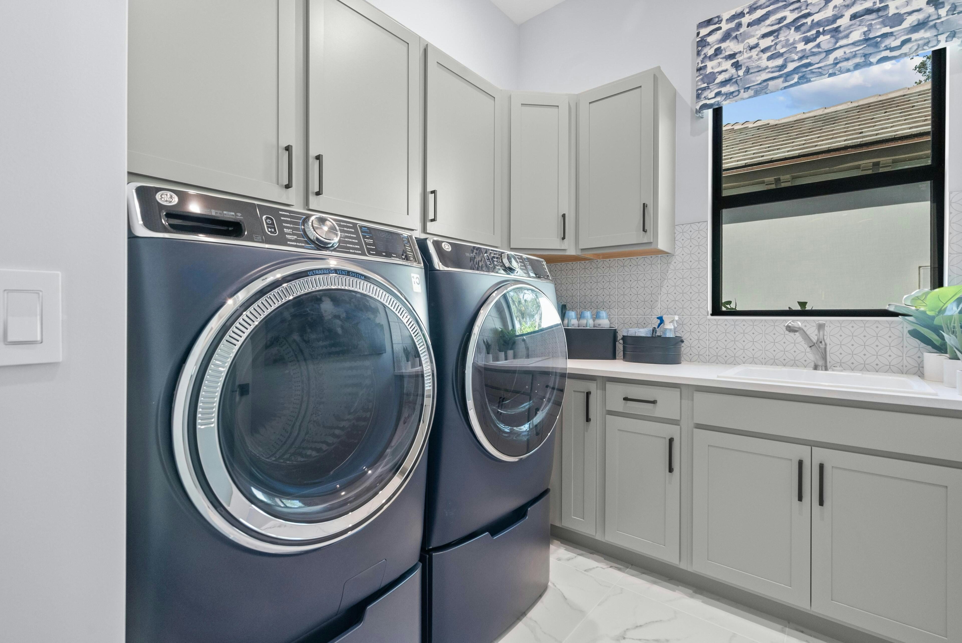Laundry Room | Sapphire Model | Seaglass