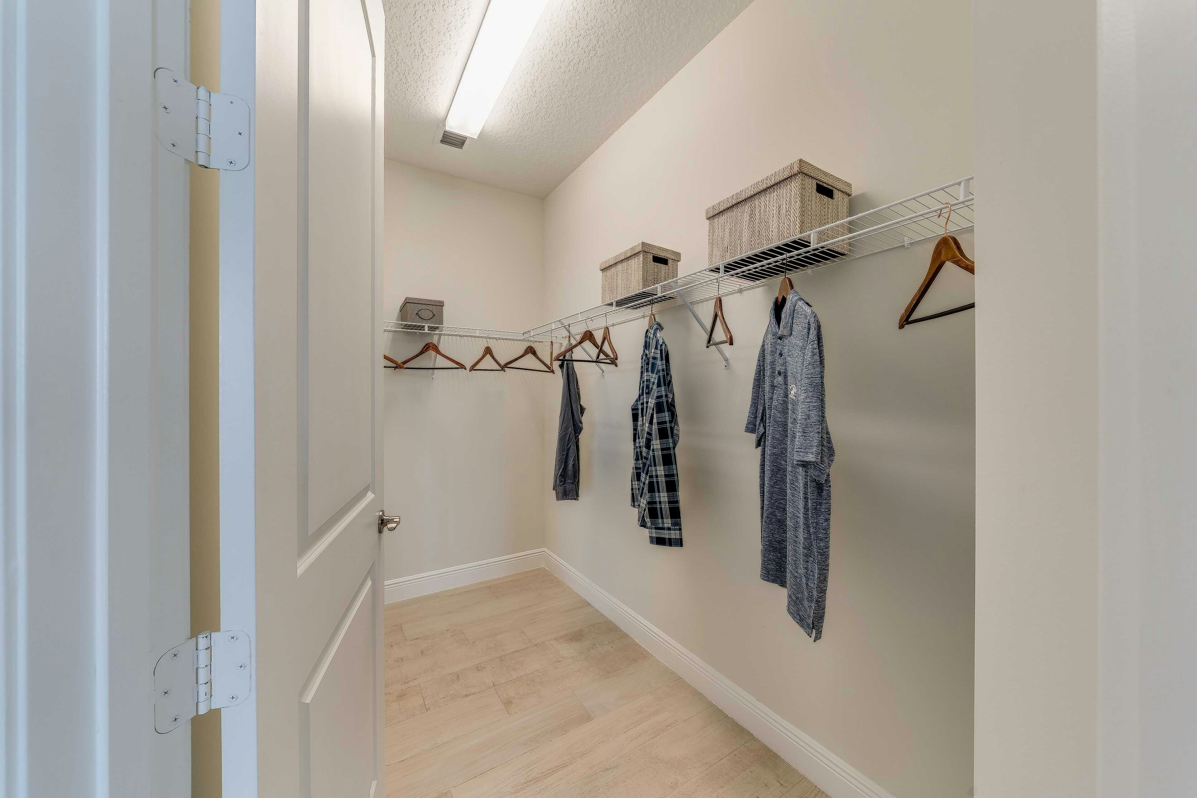 Master Suite Walk-in Closet | Lucida Model