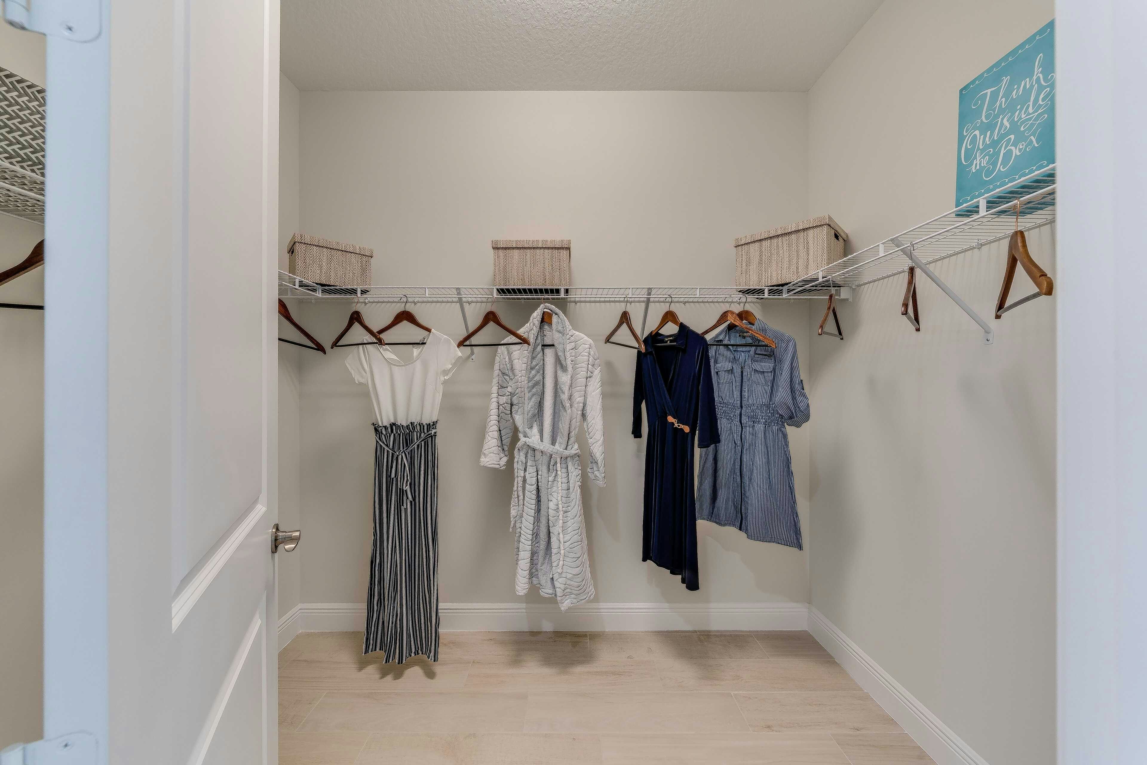 Master Suite Walk-in Closet | Lucida Model