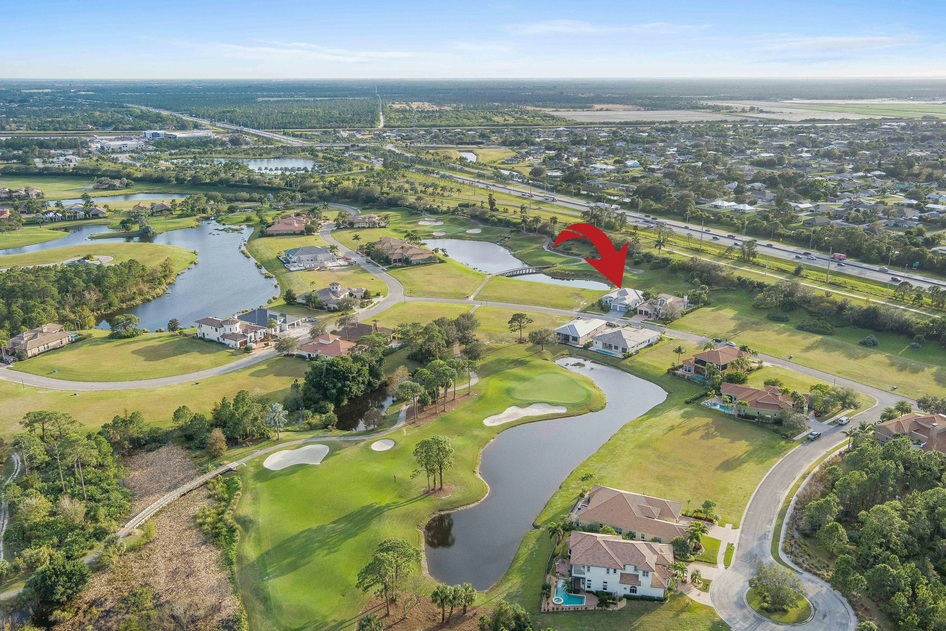 Aerial Locator | 110 SE Via Verona