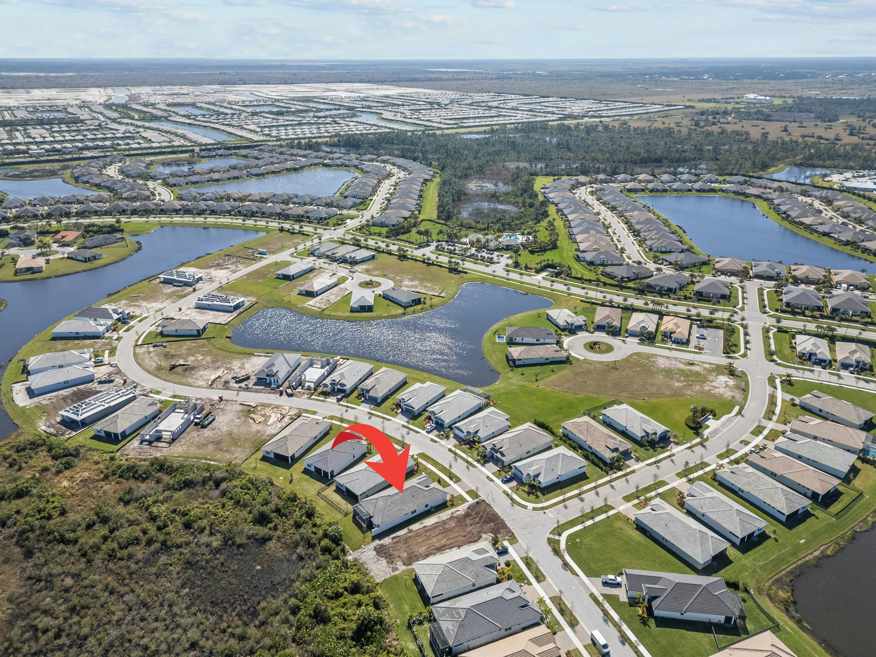 Aerial Locator | 12501 SW Sunrise Lake Terrace