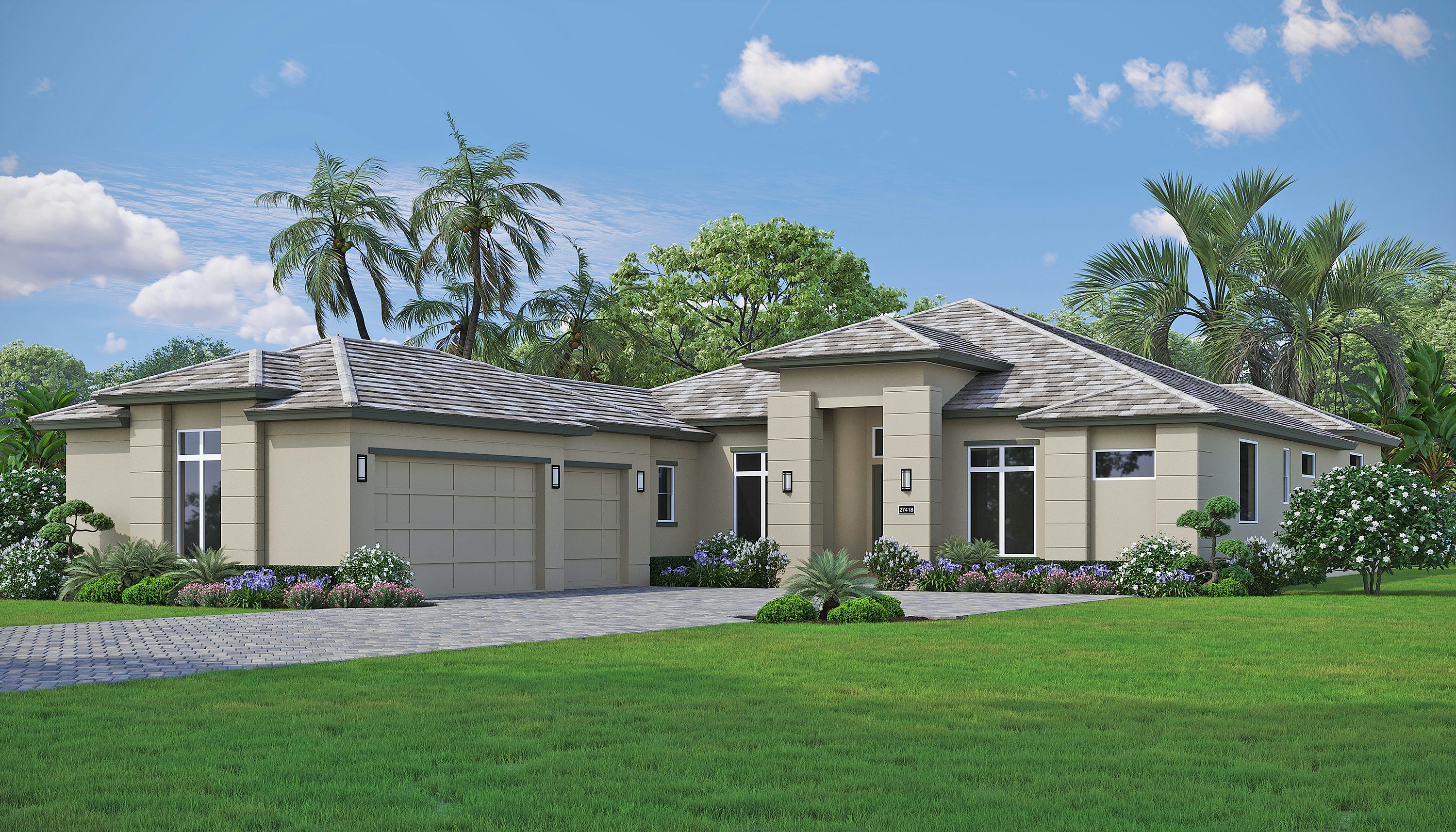 Contemporary Elevation | Tidewater | Reserve at Grand Harbor
