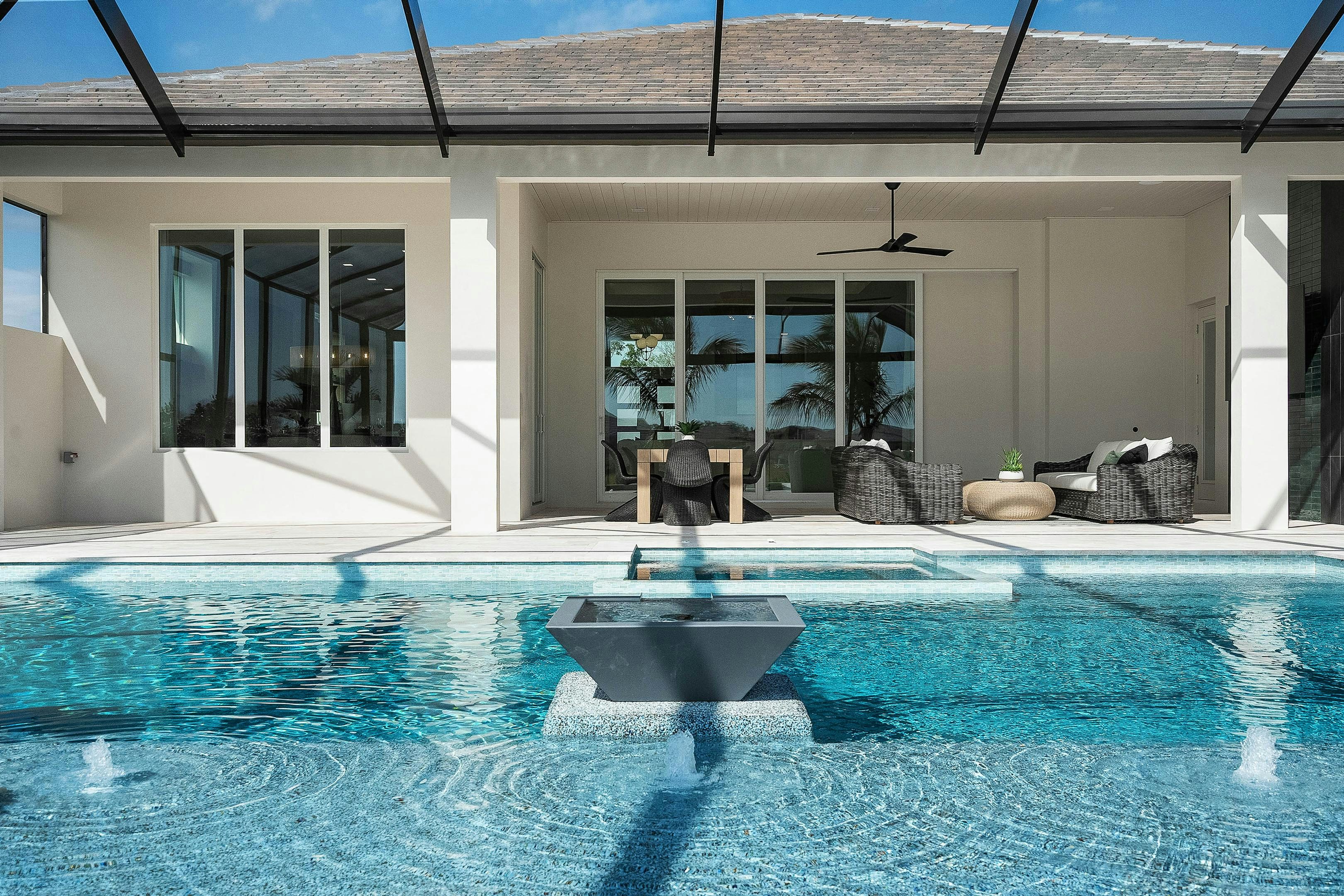 Pool to Lanai | Riveria Model