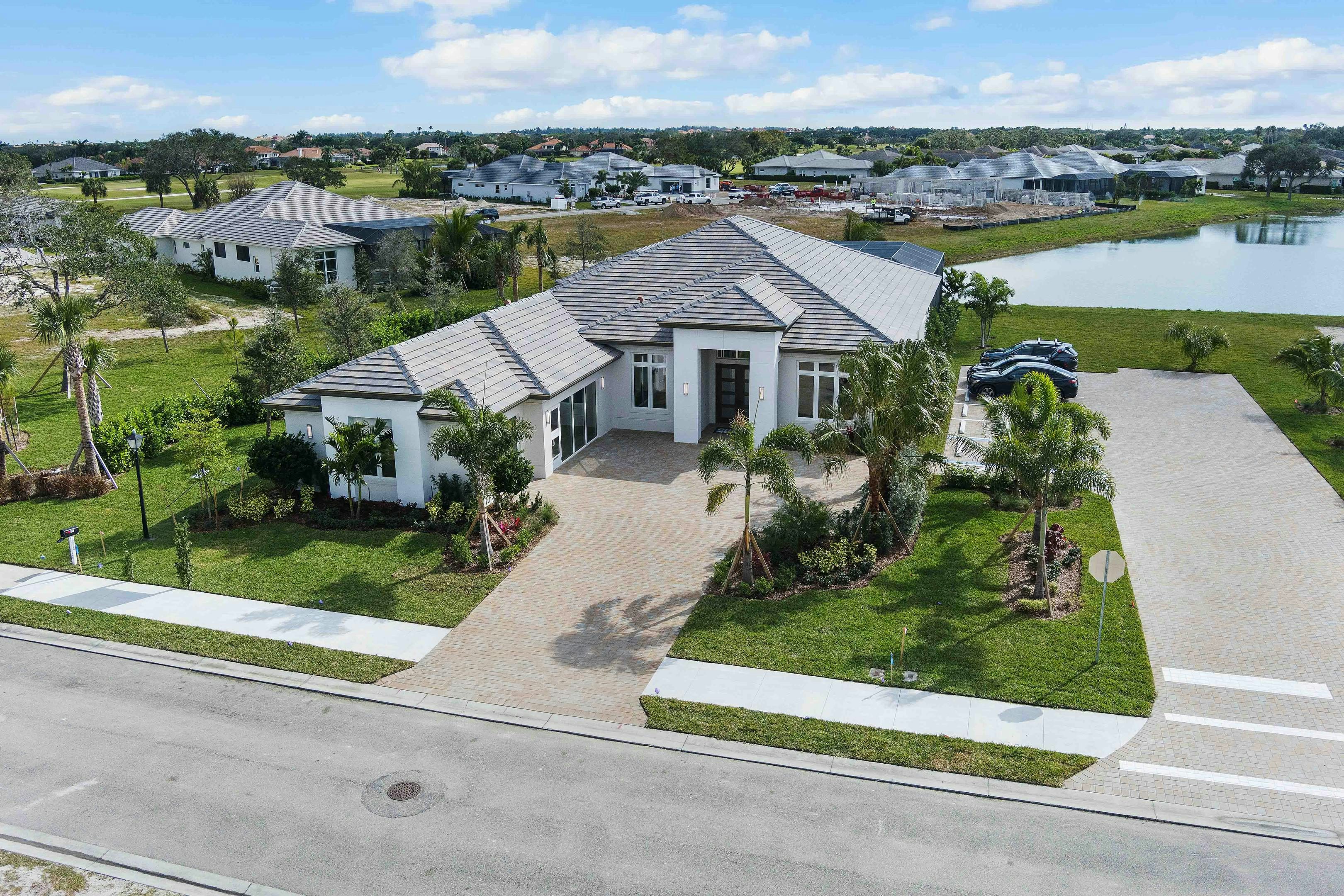 Front Elevation | Aerial | Riviera Model