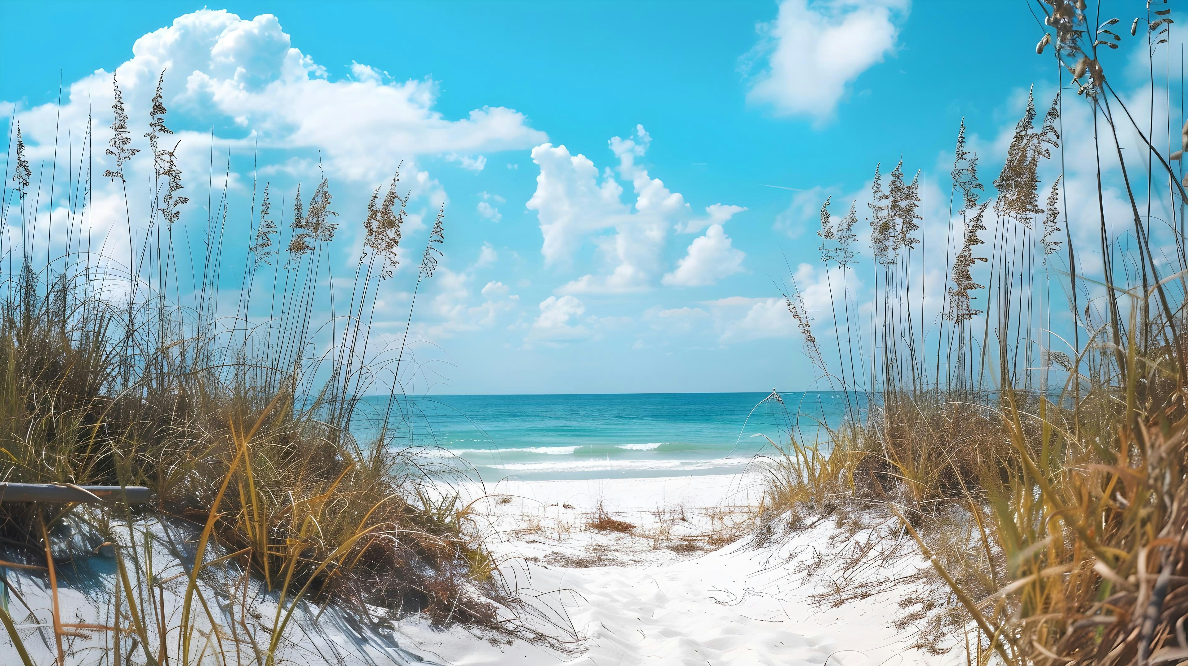 White Sandy Beaches with Sand Dunes | Beach