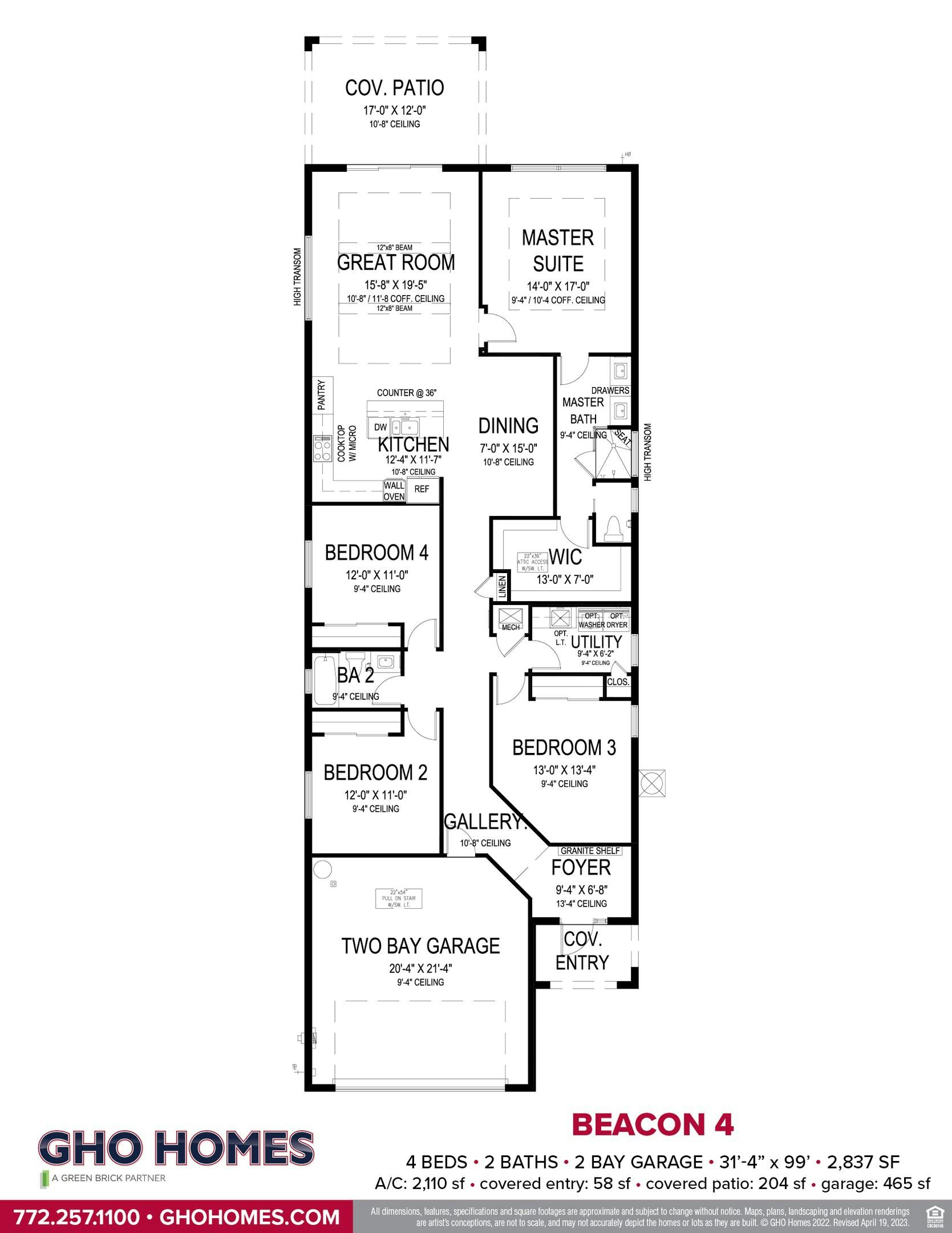 Beacon 4 Floorplan