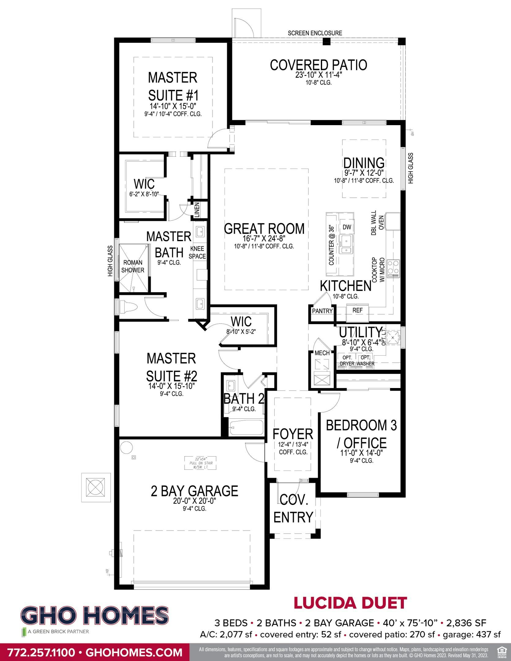Lucida Duet Floorplan