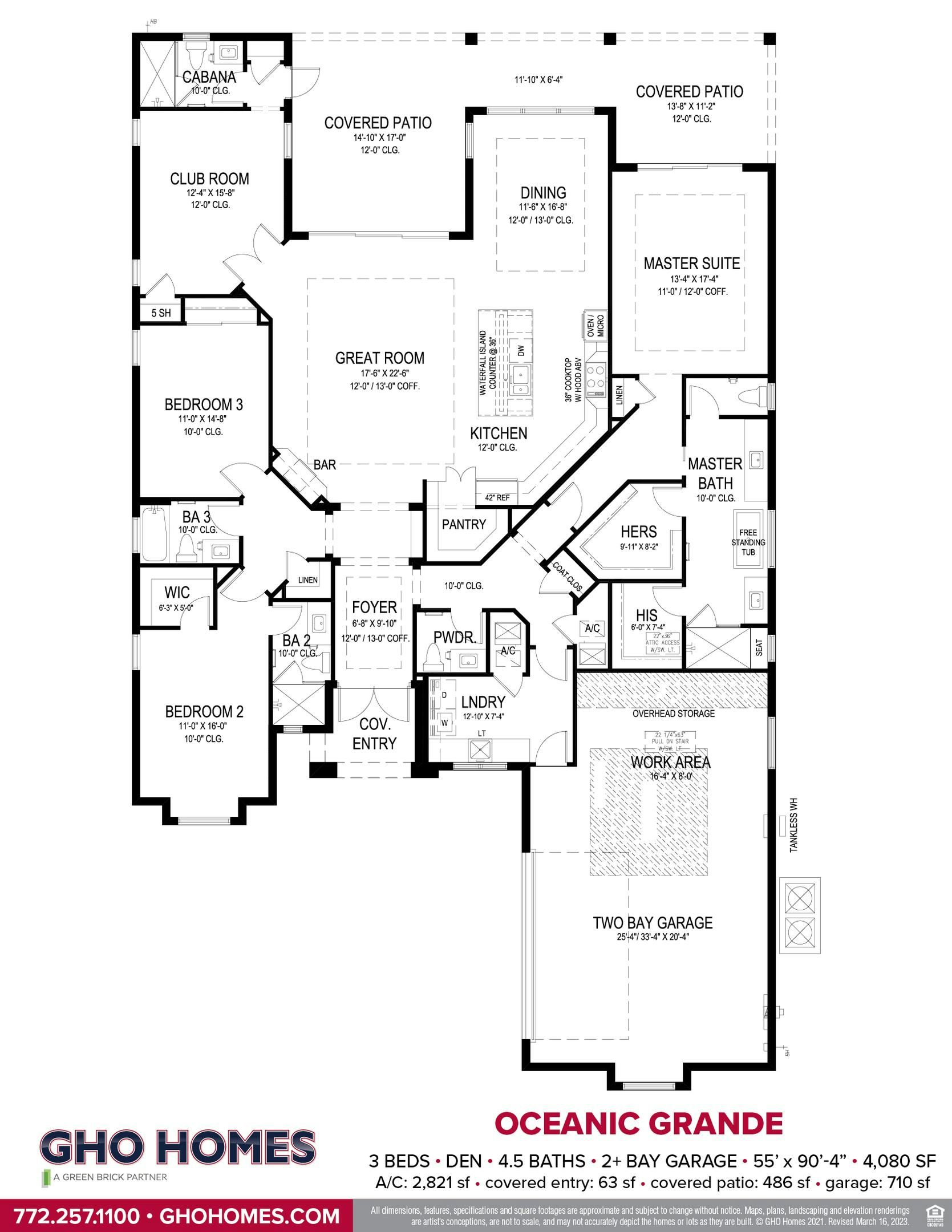 Oceanic Grande Floorplan