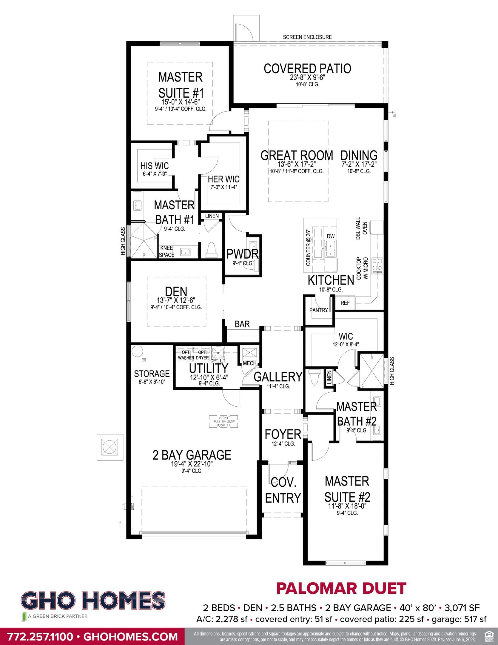 Palomar Duet Floorplan