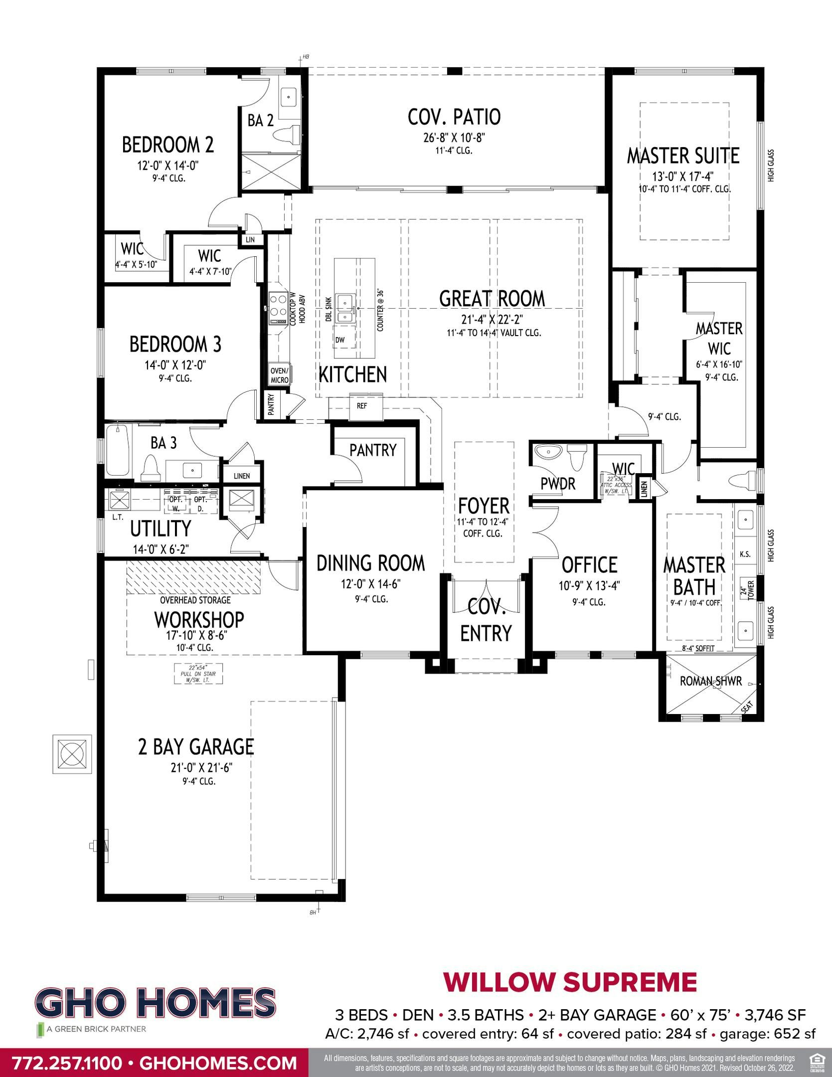Willow Supreme Floorplan
