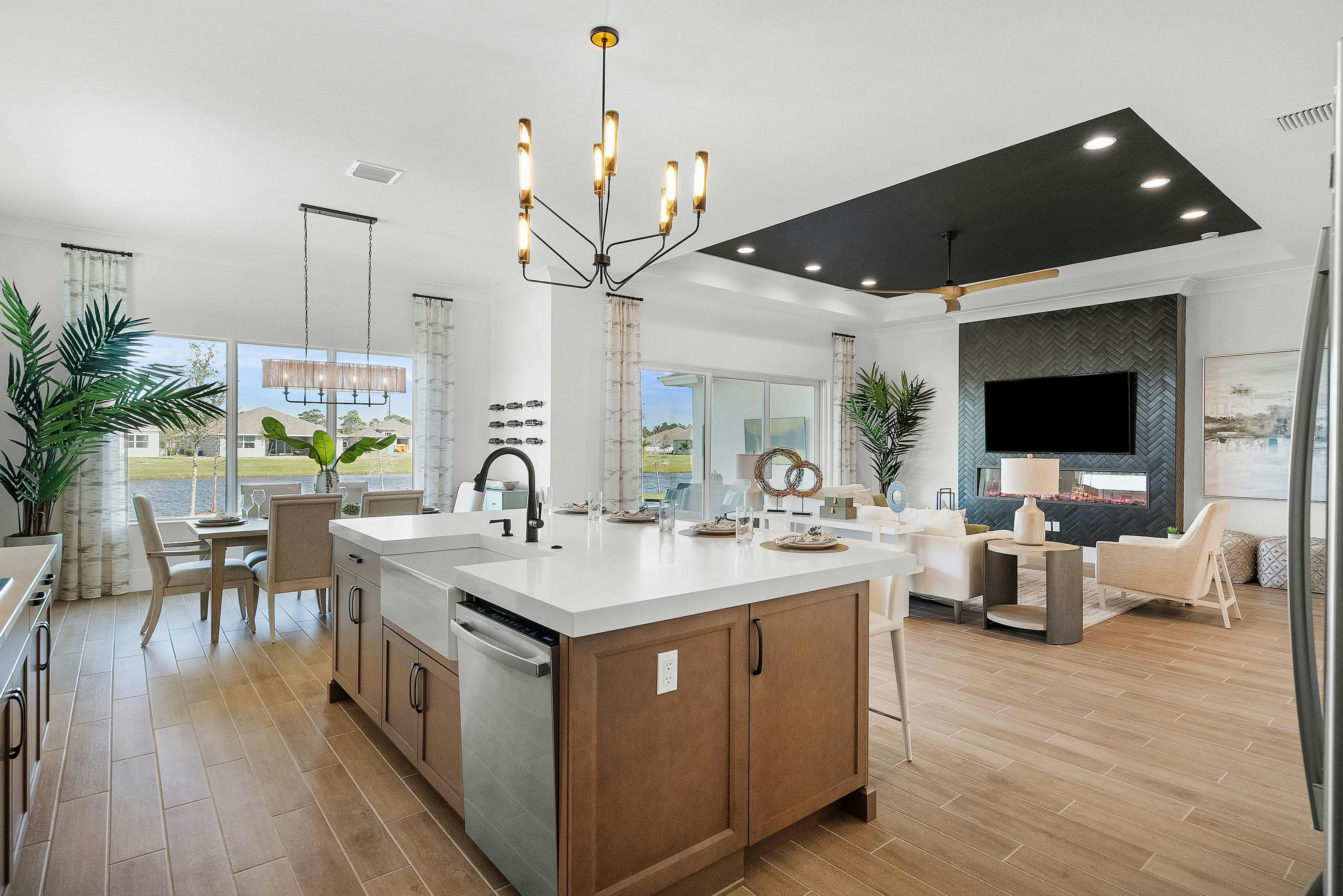 Kitchen to Great Room & Dining | Seraphina 23