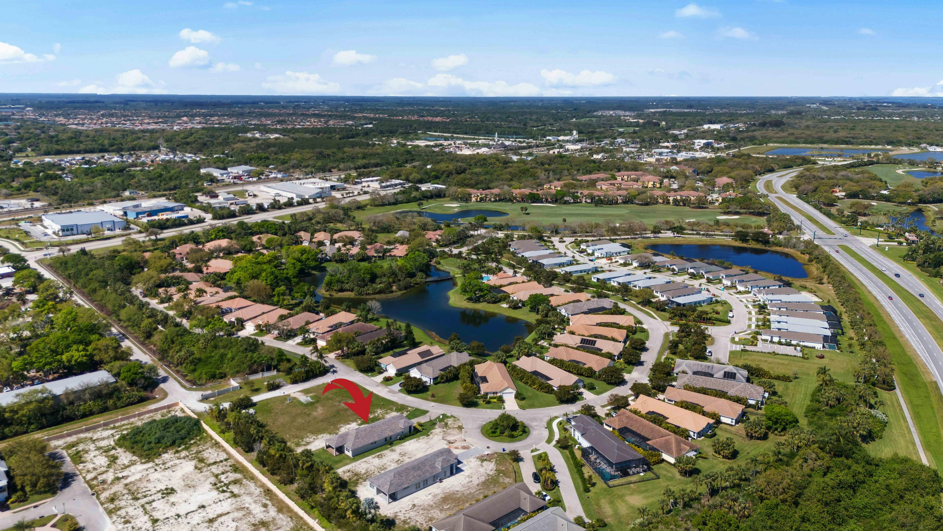 Aerial Locator | 2151 Falls Circle