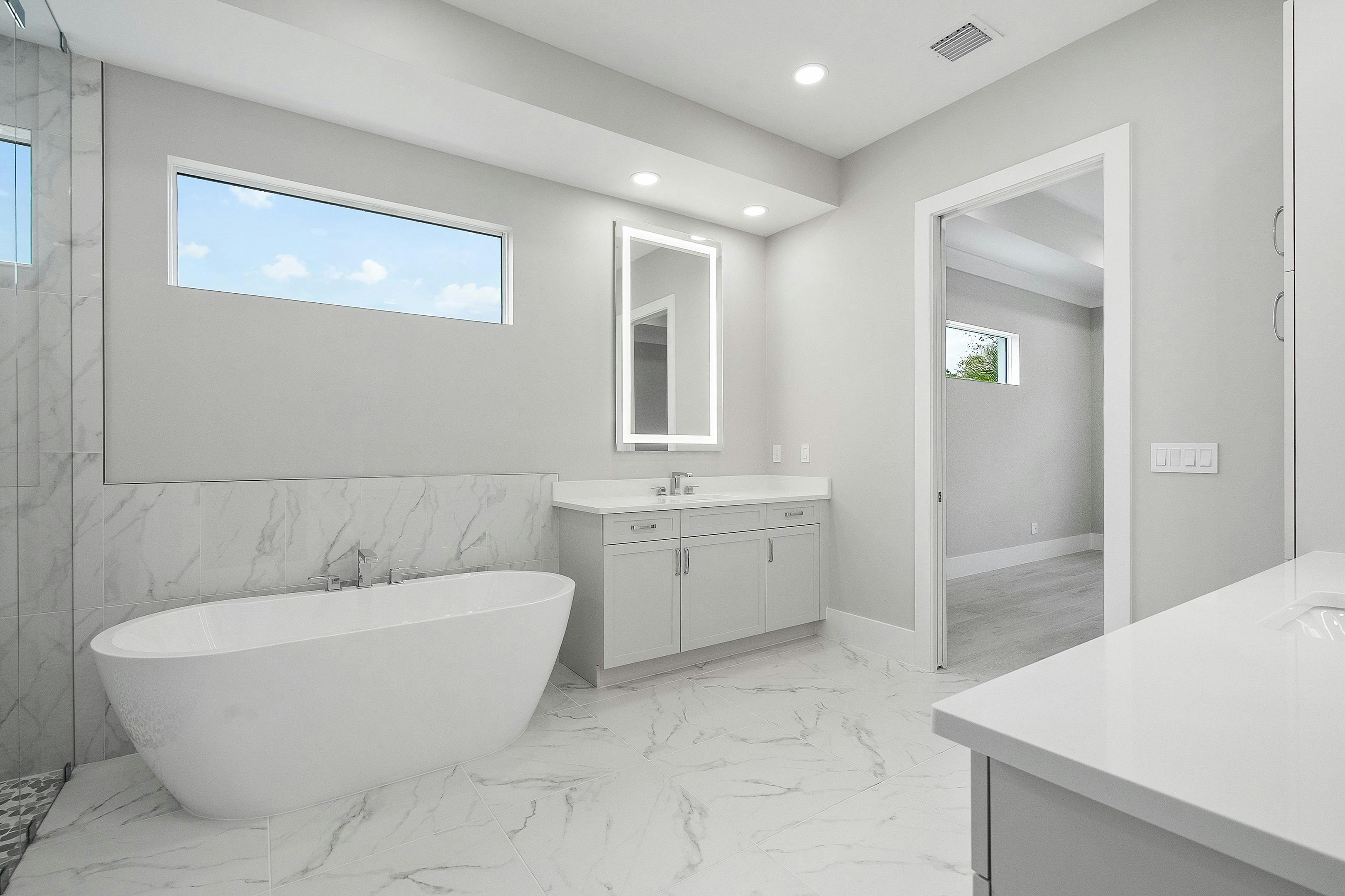 Master Bath Freestanding Tub | Somerset Move-in Ready shown for reference