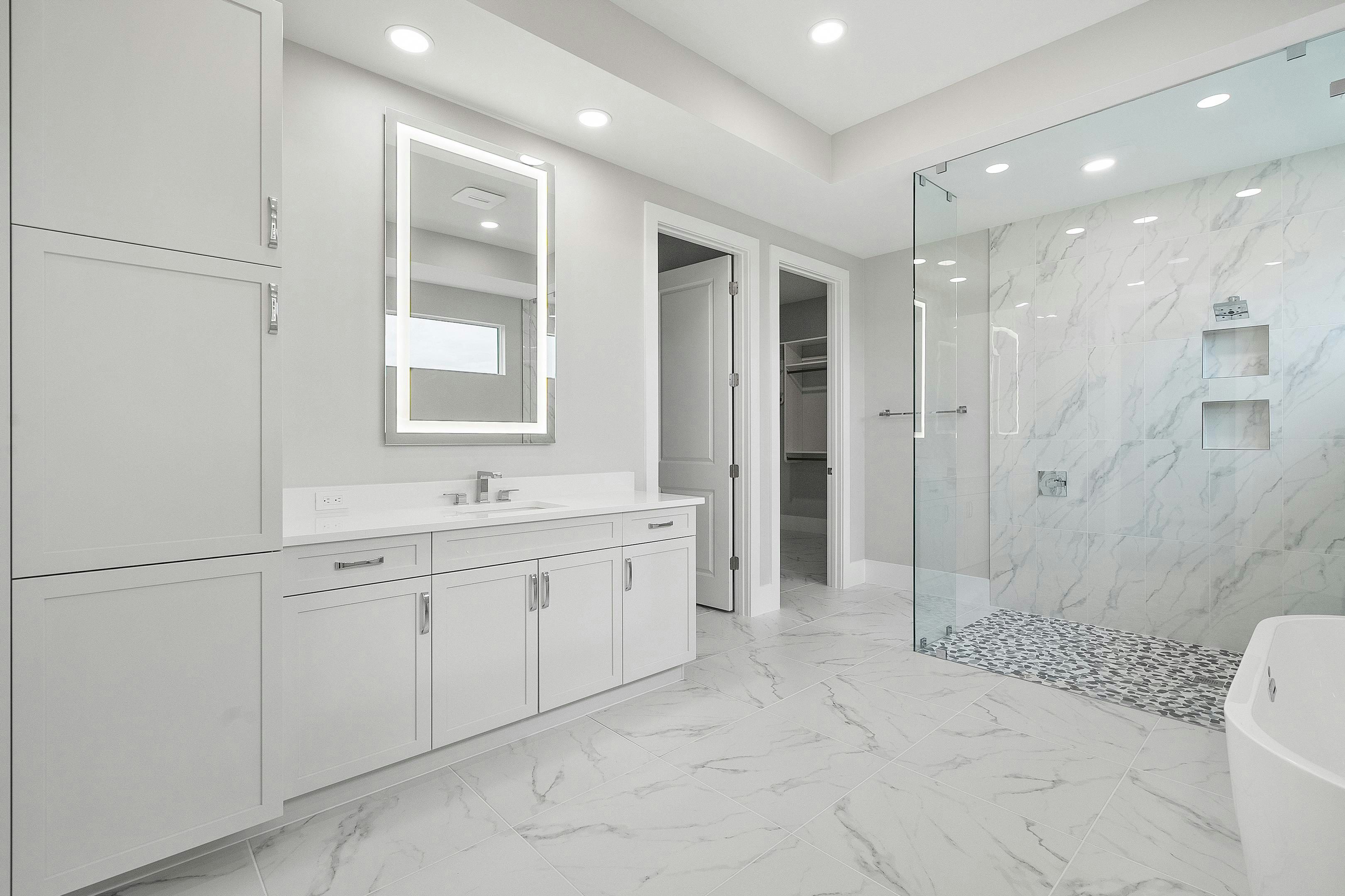 Master Bath | Somerset Move-in Ready shown for reference