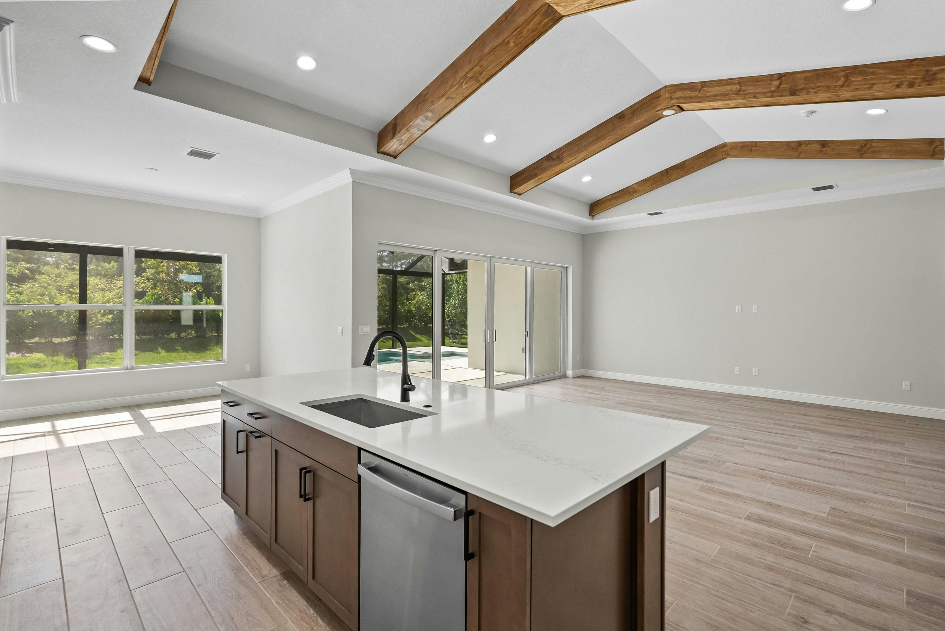 Kitchen to Great Room - Weston - 6383 High Pointe Cir