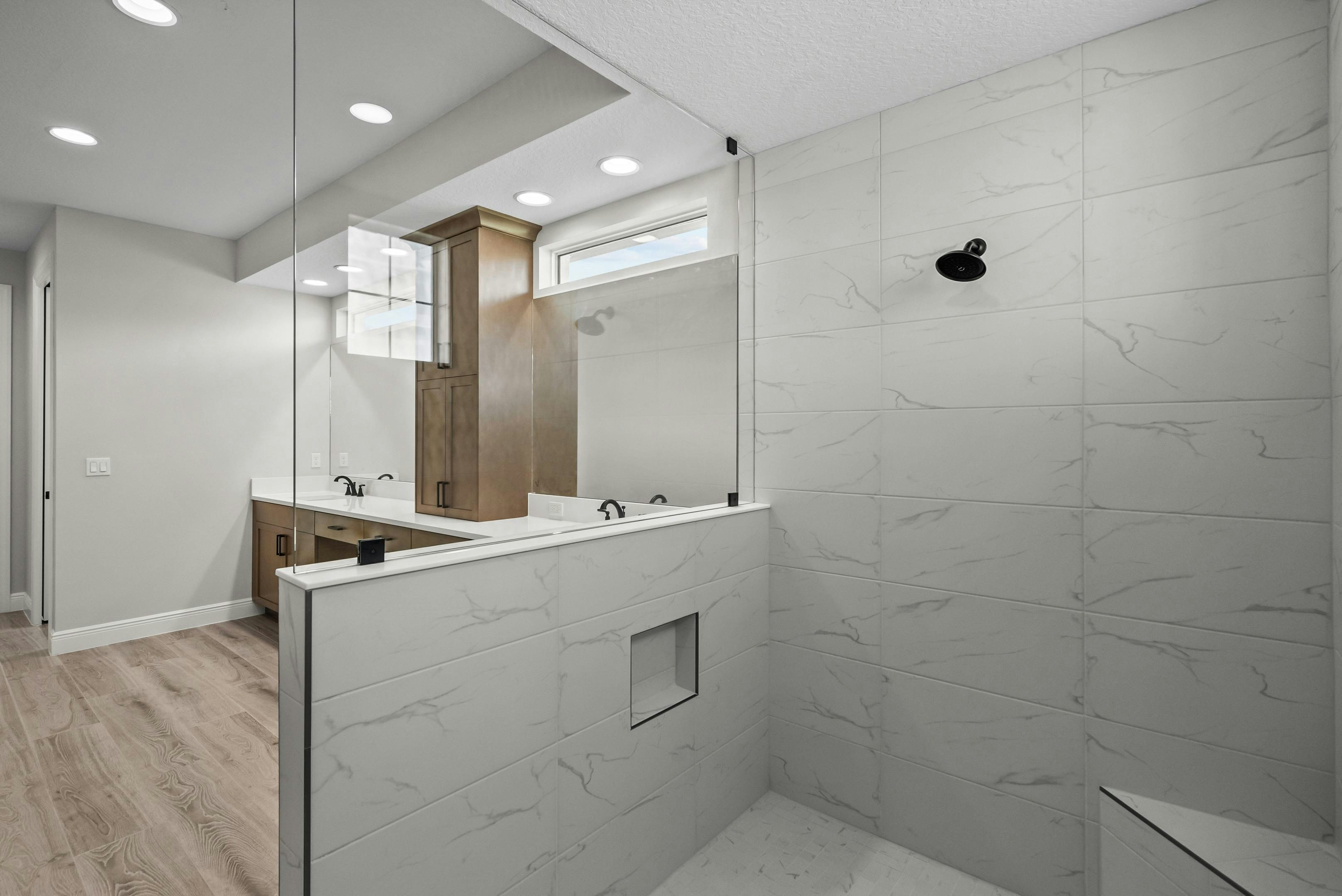 Master Bath Shower - Weston - 6383 High Pointe Cir