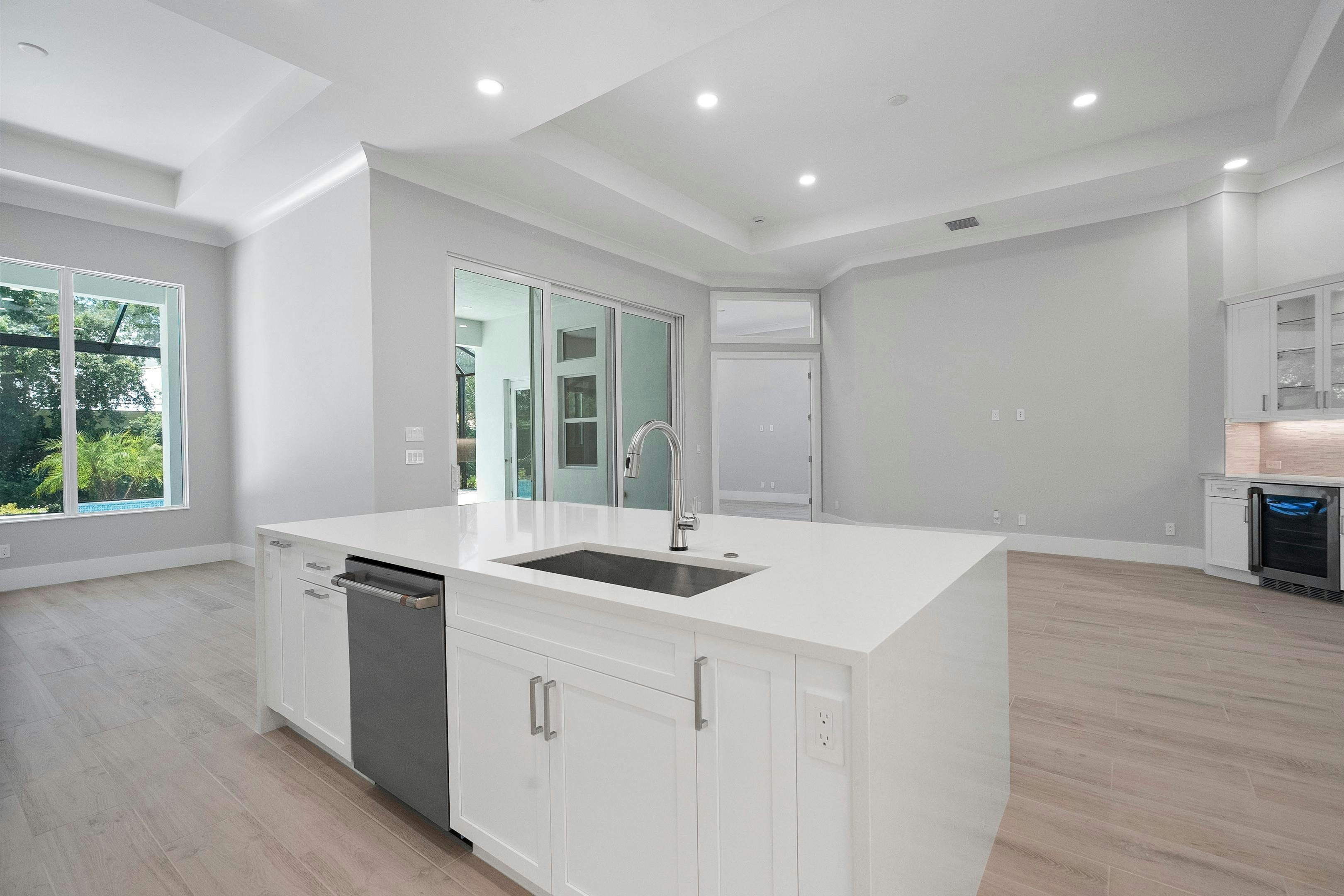 Kitchen to Great Room | 129 Strand Drive