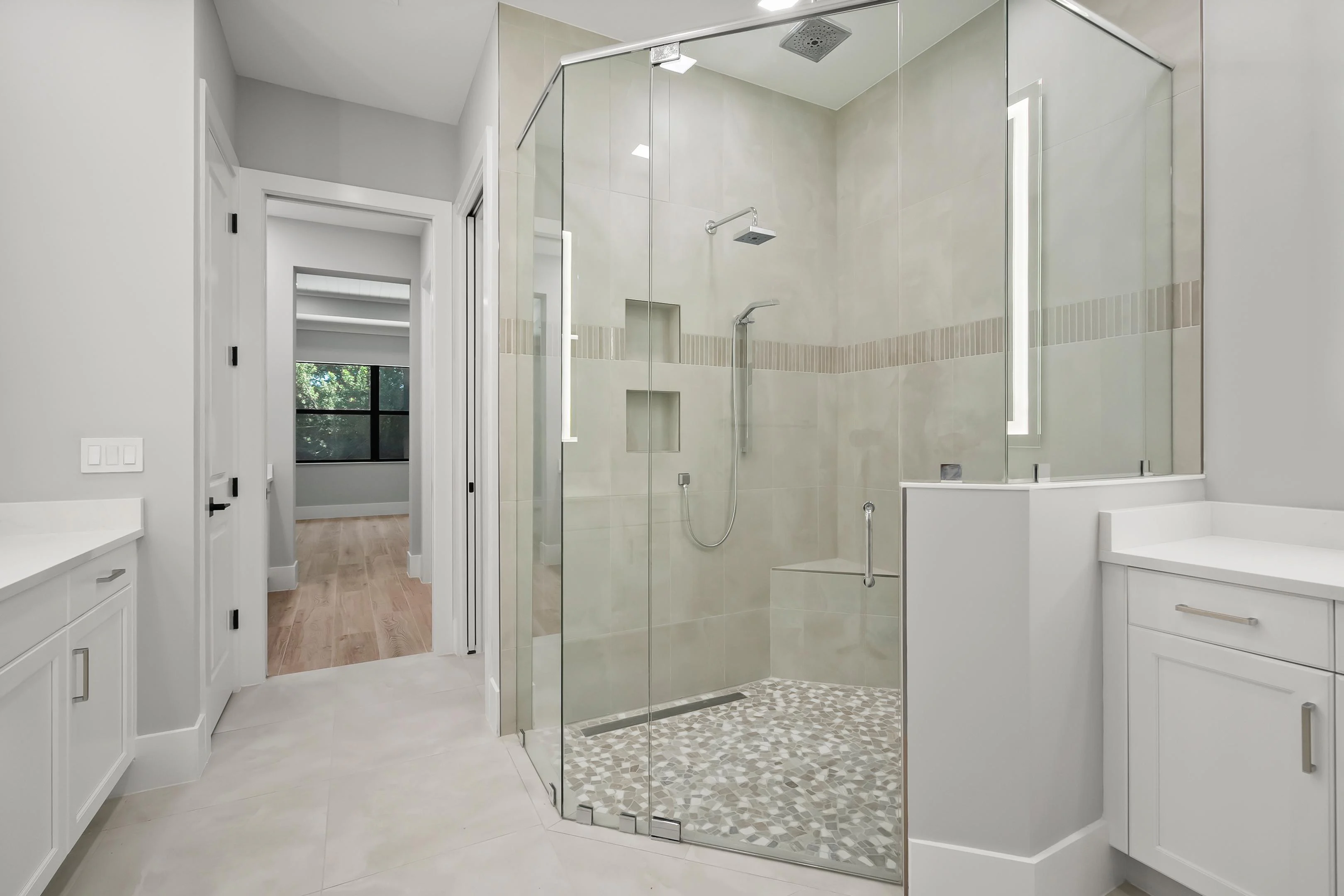 1938 Frosted Turquoise Way Lot 60 - Seabreeze Grande - Master Bath Shower
