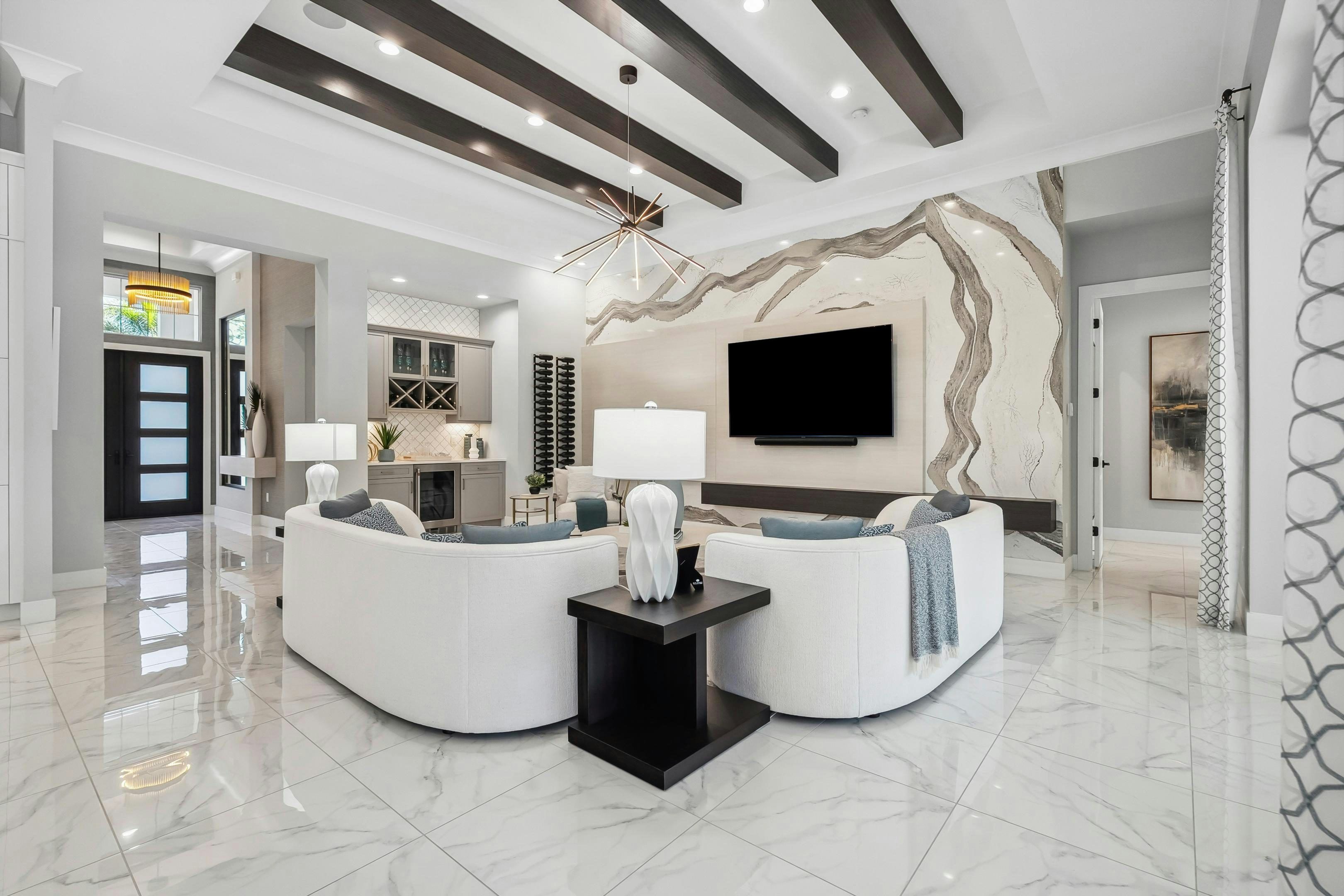 Great Room to Foyer | 103 Strand Drive