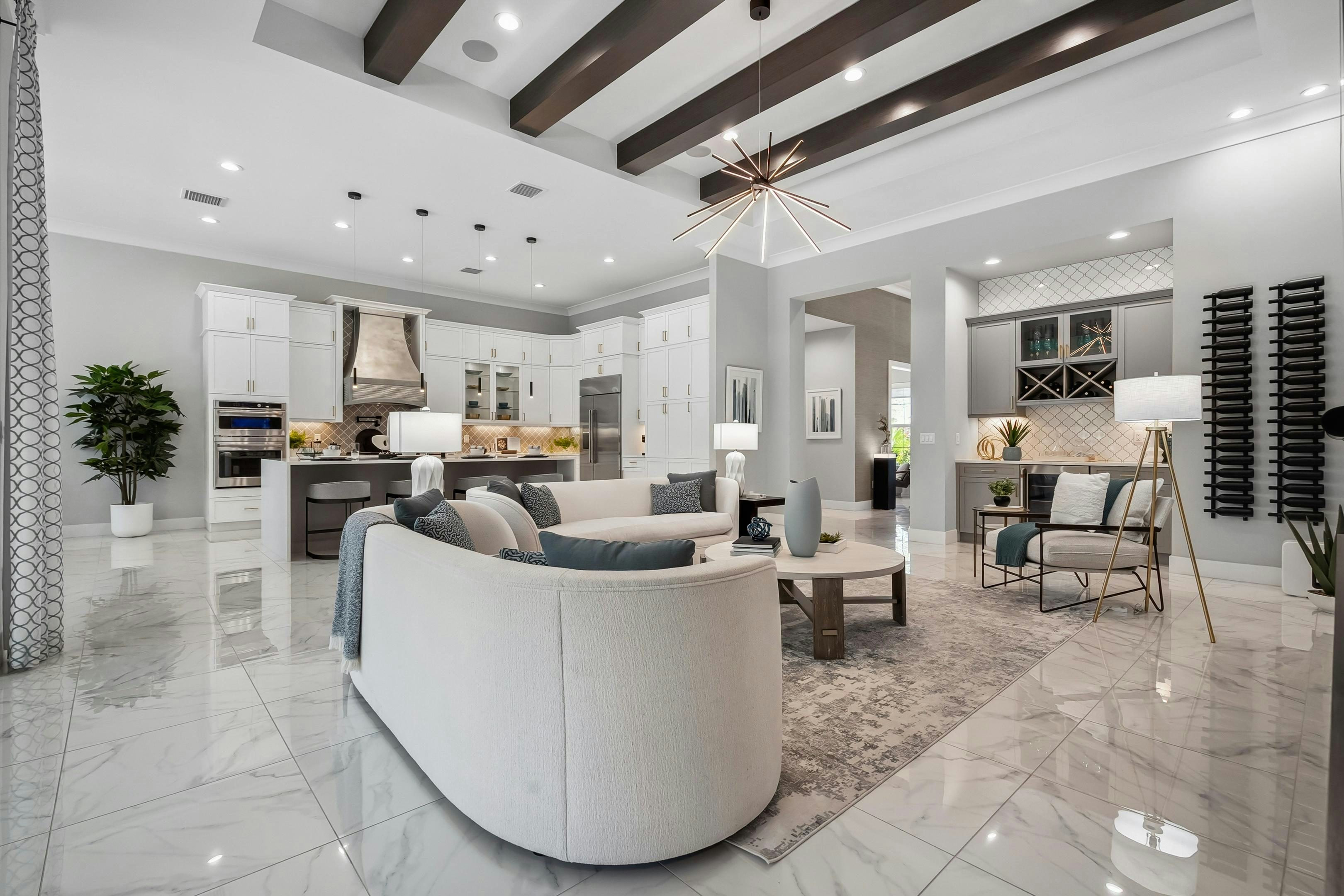 Great Room to Kitchen | 103 Strand Drive