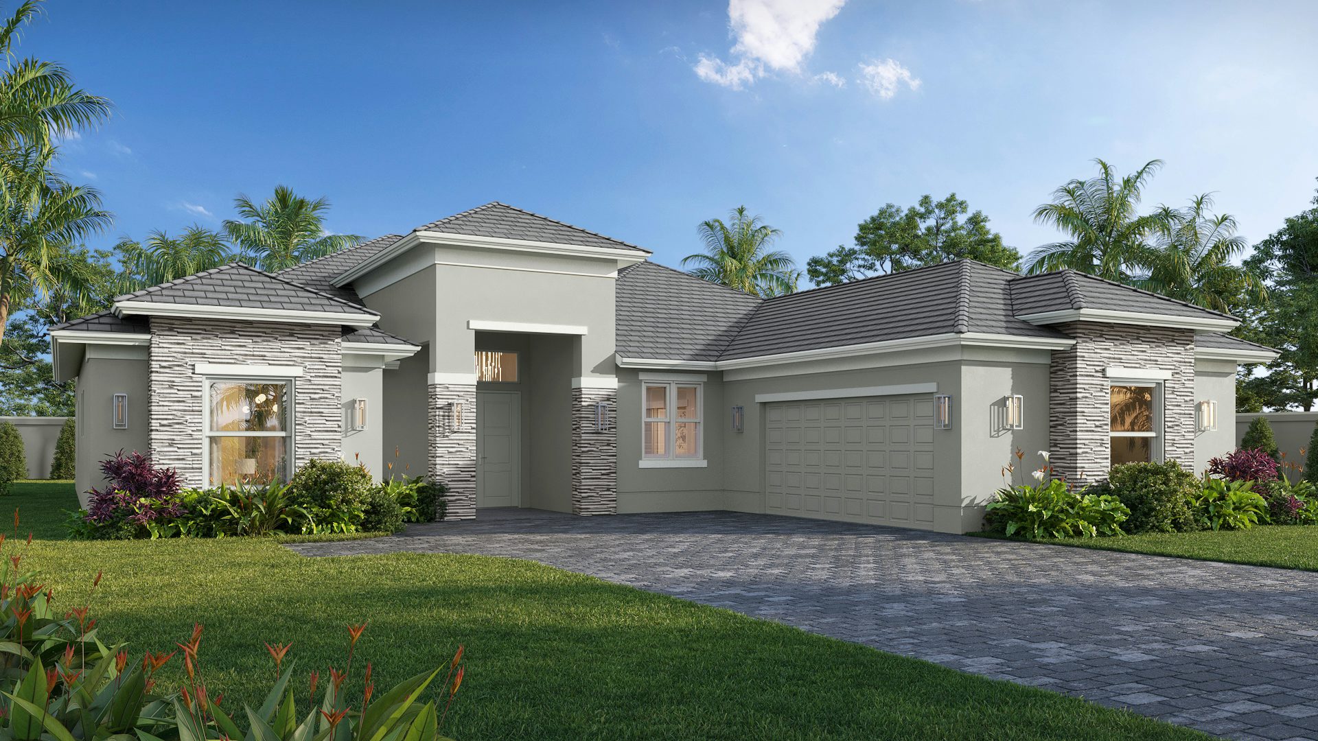 Modern Elevation | Sage Grande
