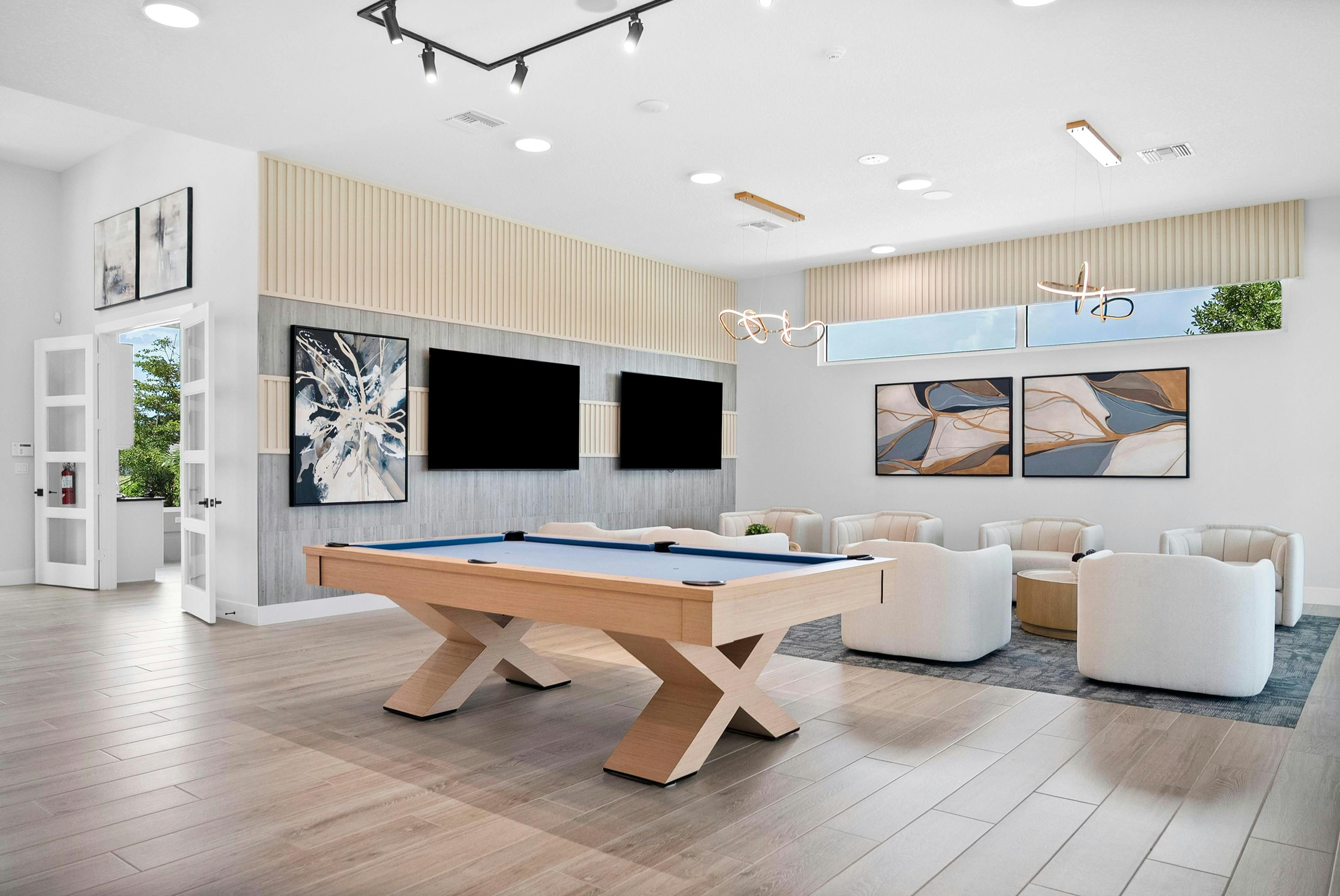 Billiards to Lounge | High Pointe Clubhouse