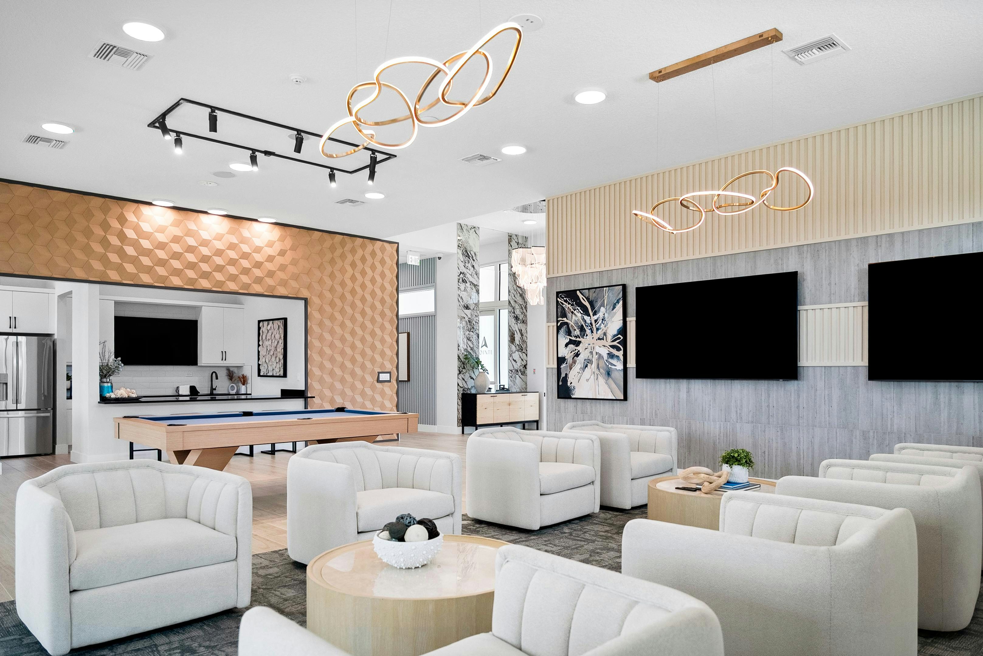 Lounge to Kitchen | High Pointe Clubhouse