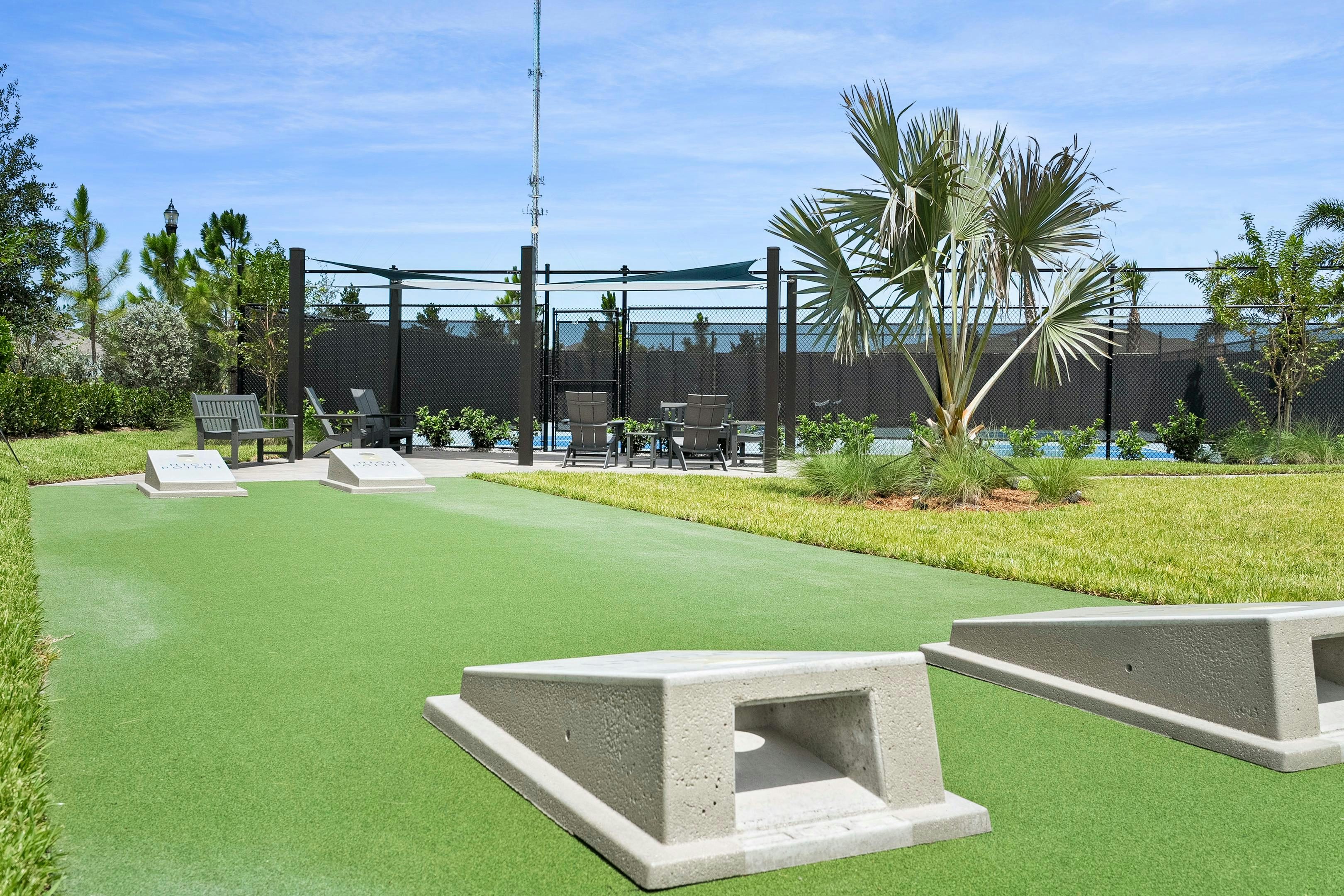 Cornhole Courts High Pointe Clubhouse