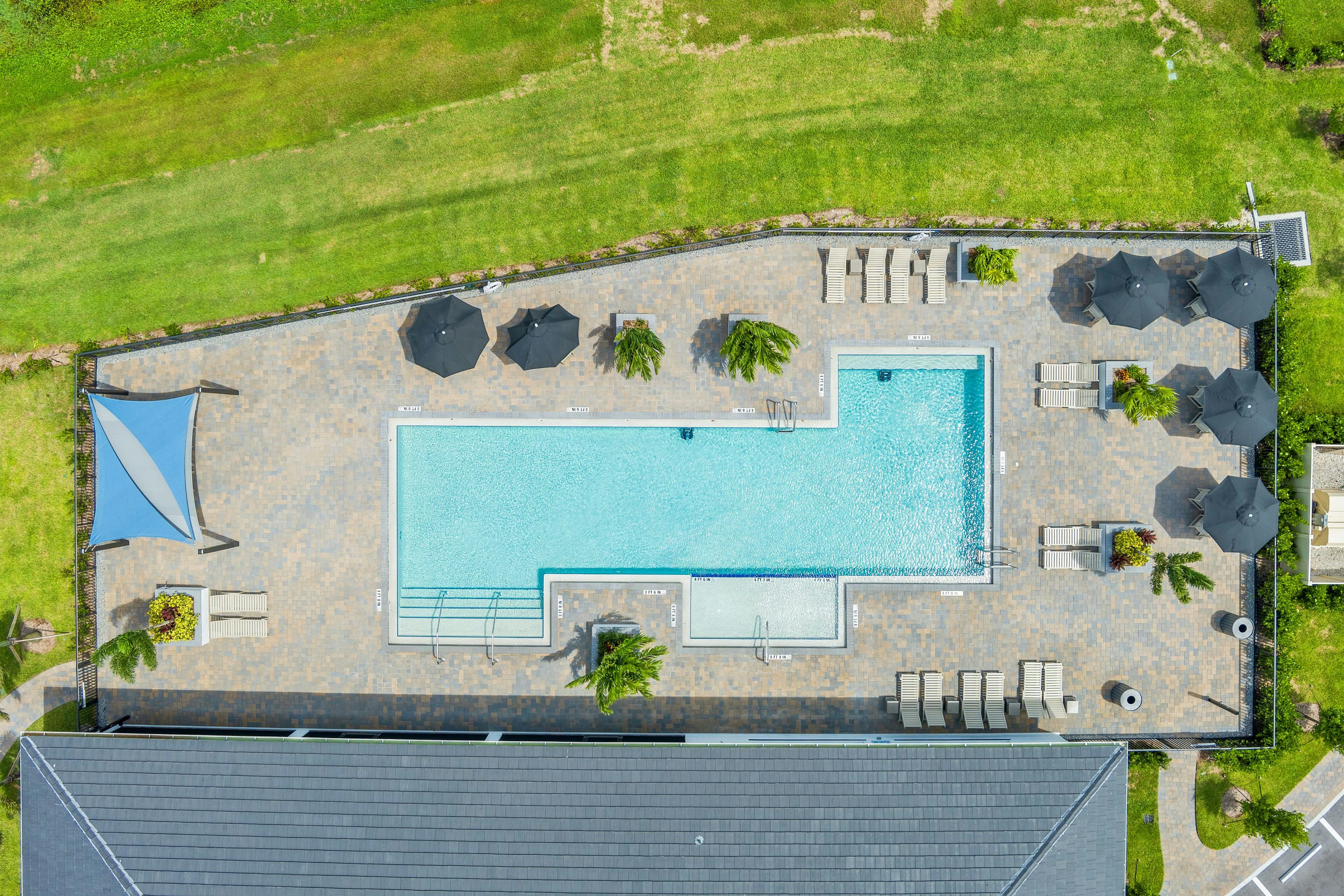 Overhead Pool | High Pointe Clubhouse