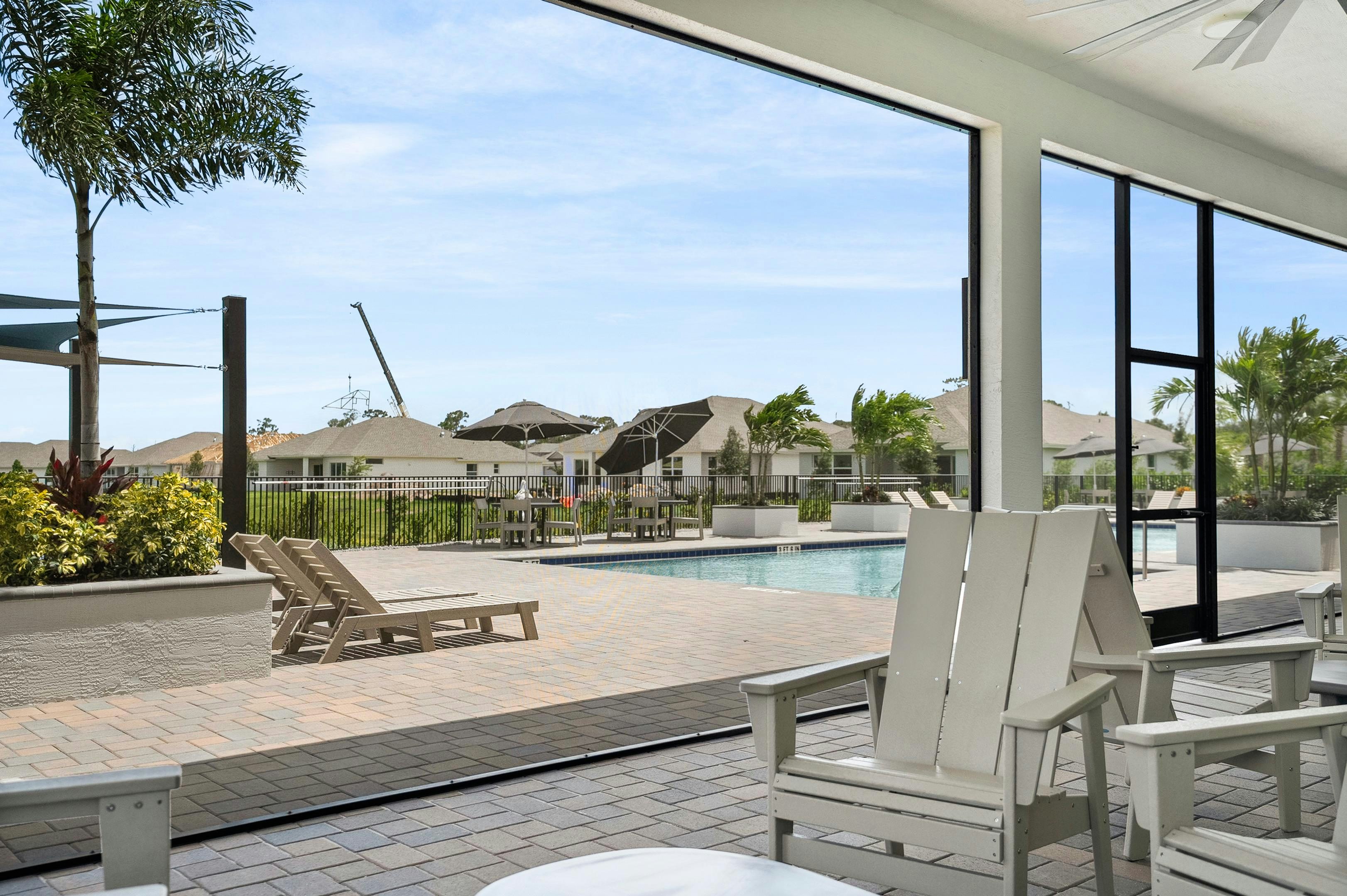 Screened Lanai to Pool | High Pointe Clubhouse