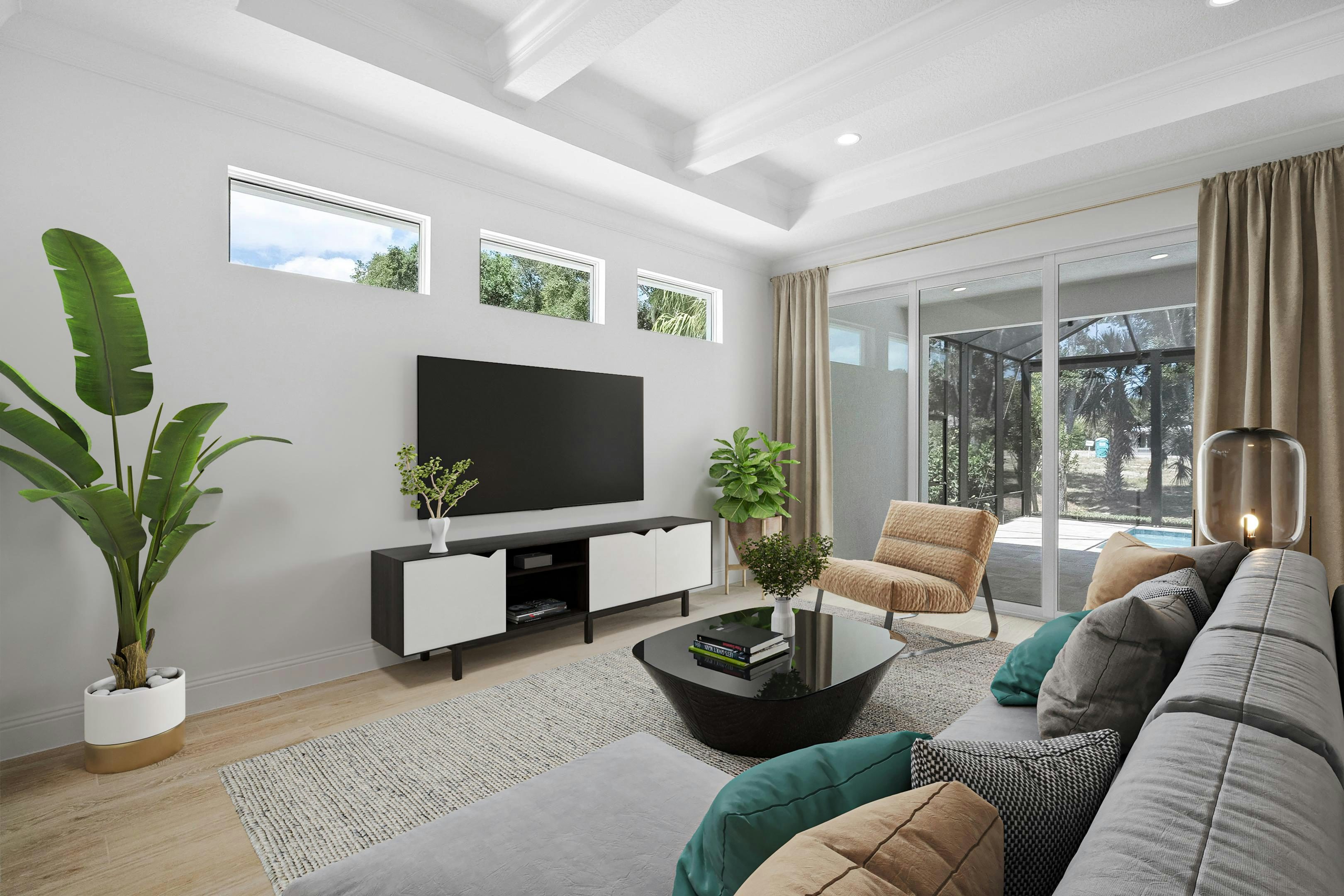 Great Room Virtually Staged | 4226 Lucaya Point Way