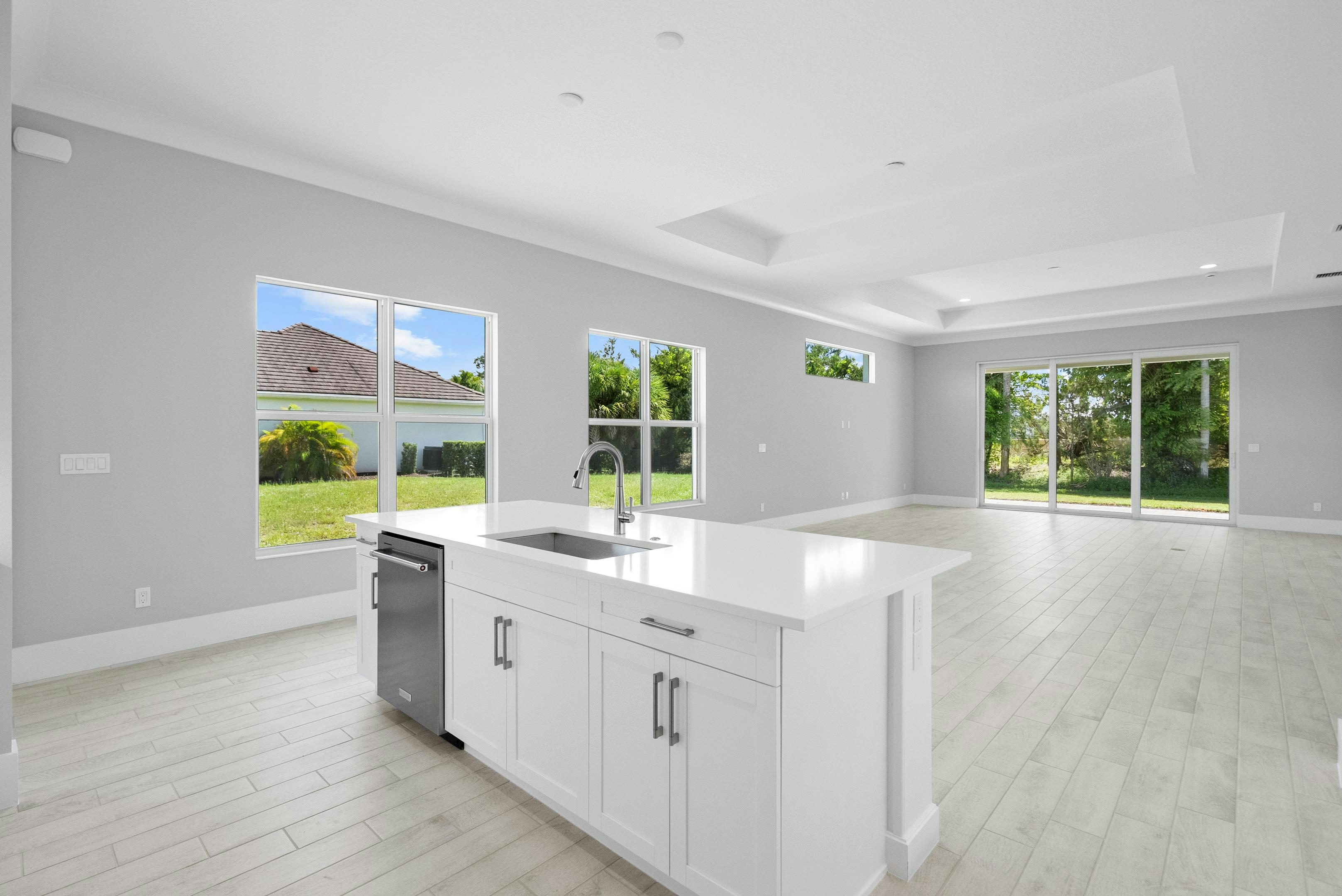 Kitchen to Dining & Great Room | 2147 Falls Circle