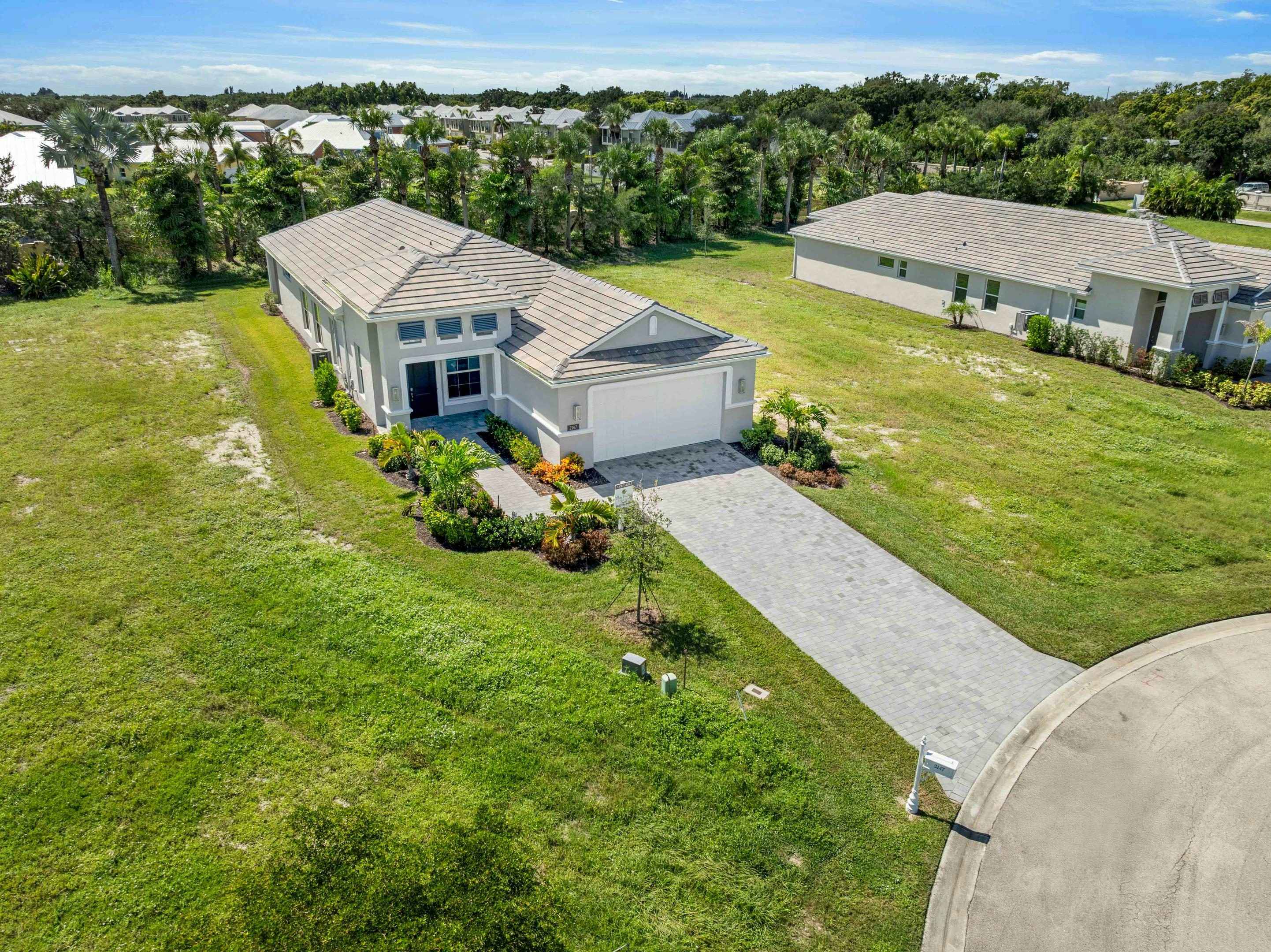 Front Elevation Aerial | 2147 Falls Circle