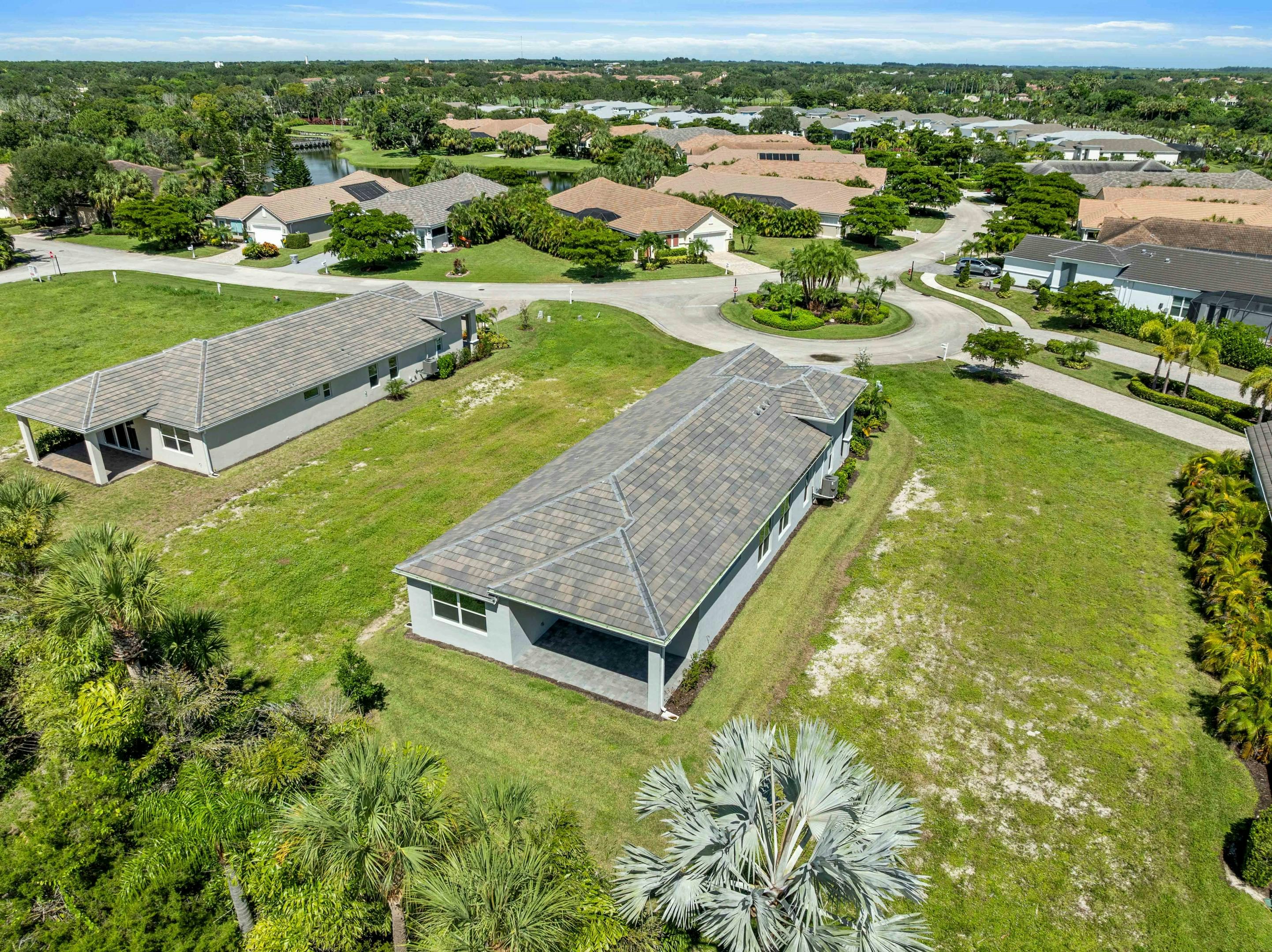 Rear Elevation Aerial | 2147 Falls Circle