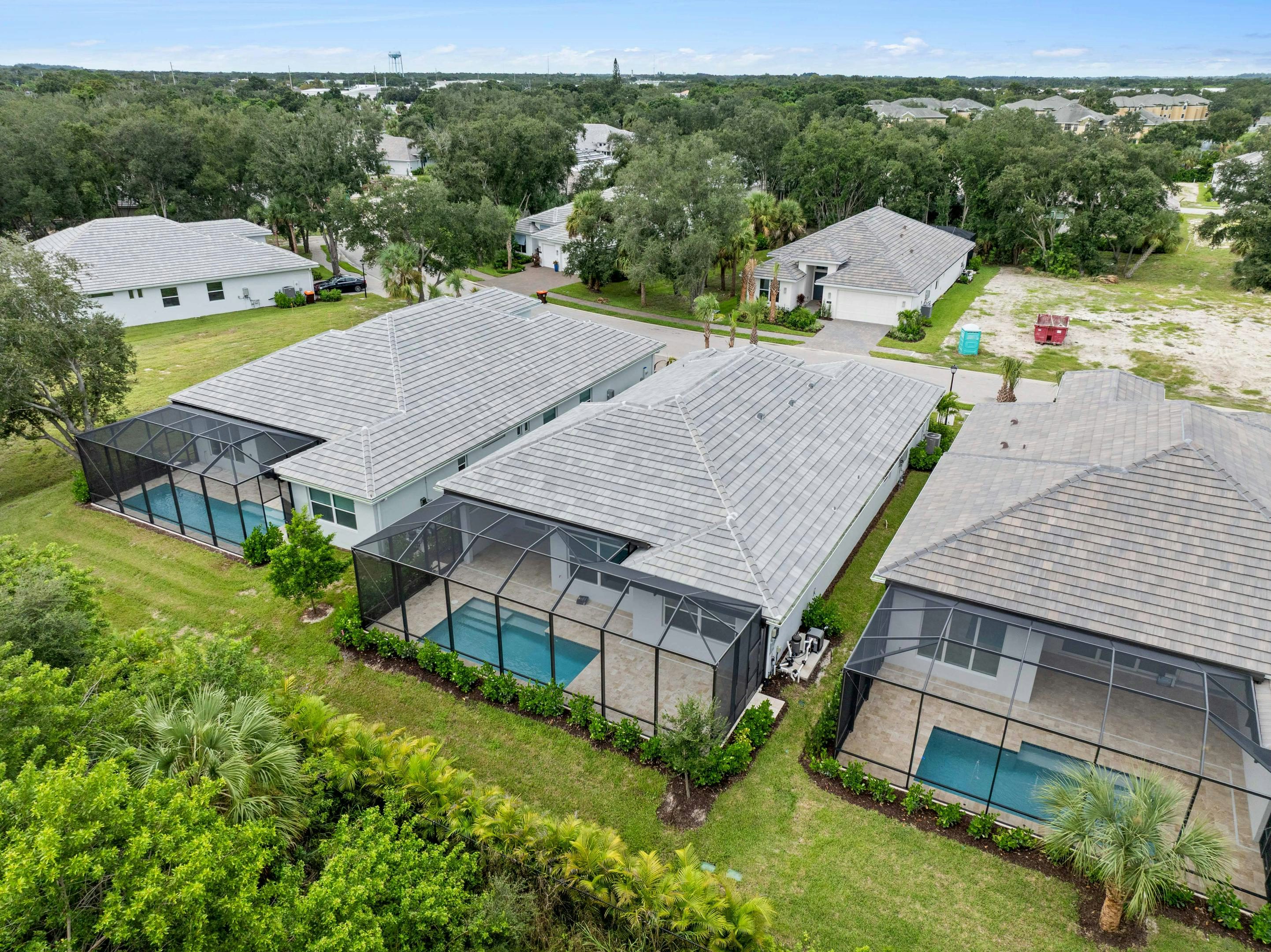 Rear Elevation Aerial | 4243 Lucaya Pointe Way