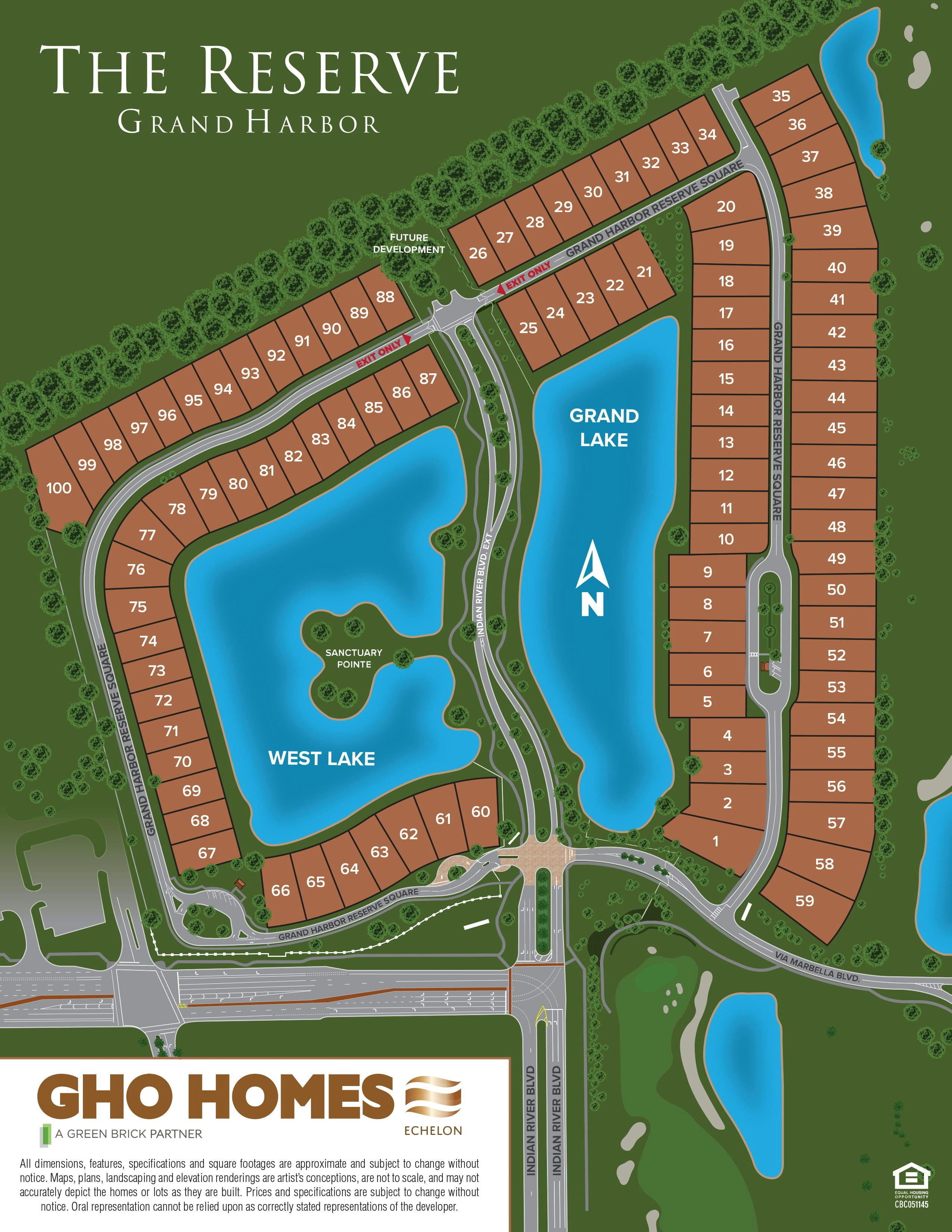 Full Site Plan | The Reserve at Grand Harbor