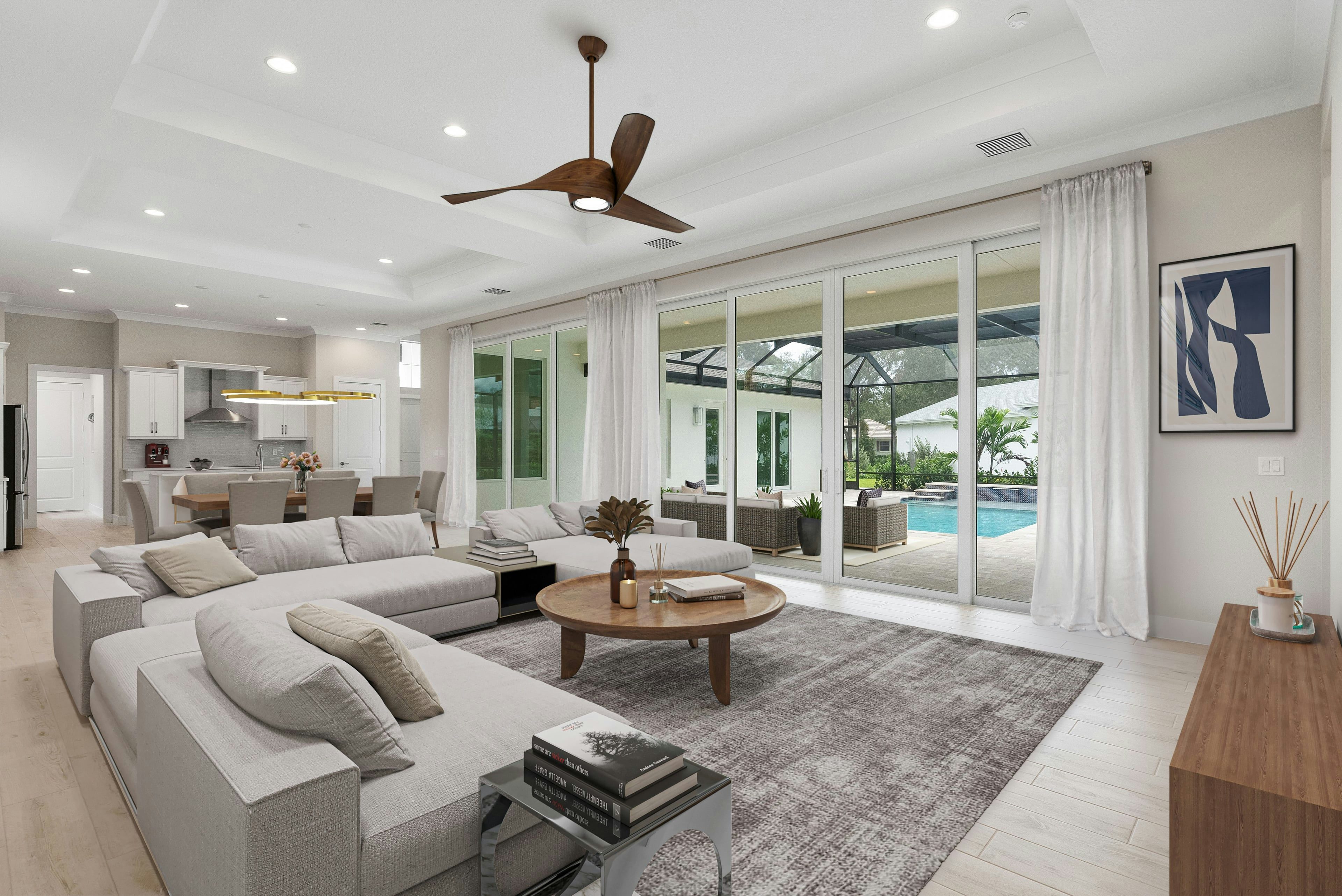 Great Room Virtually Staged | 236 Oak Hammock Cr SW