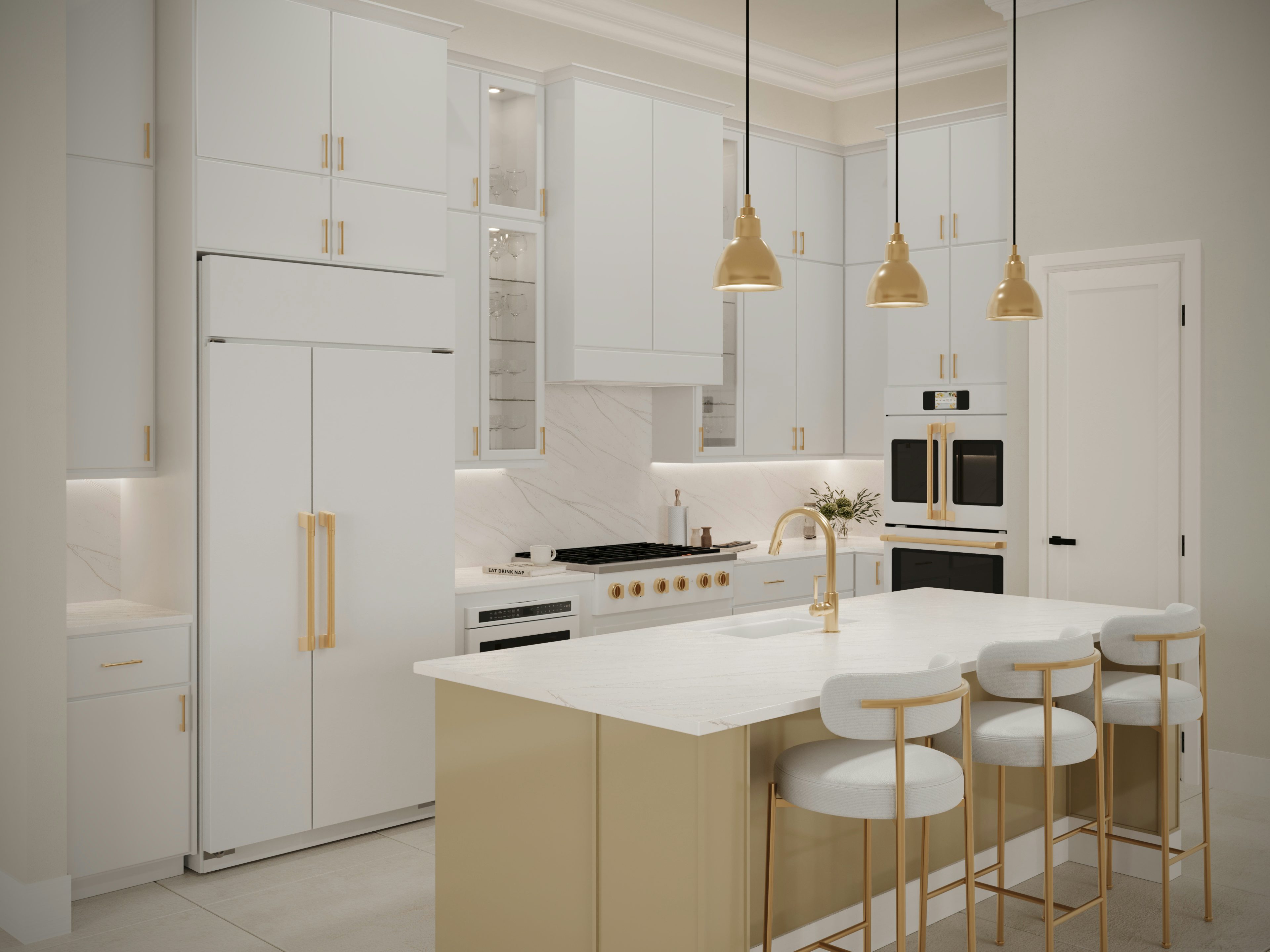 Kitchen Virtually Rendered | 9108 Seaglass Court