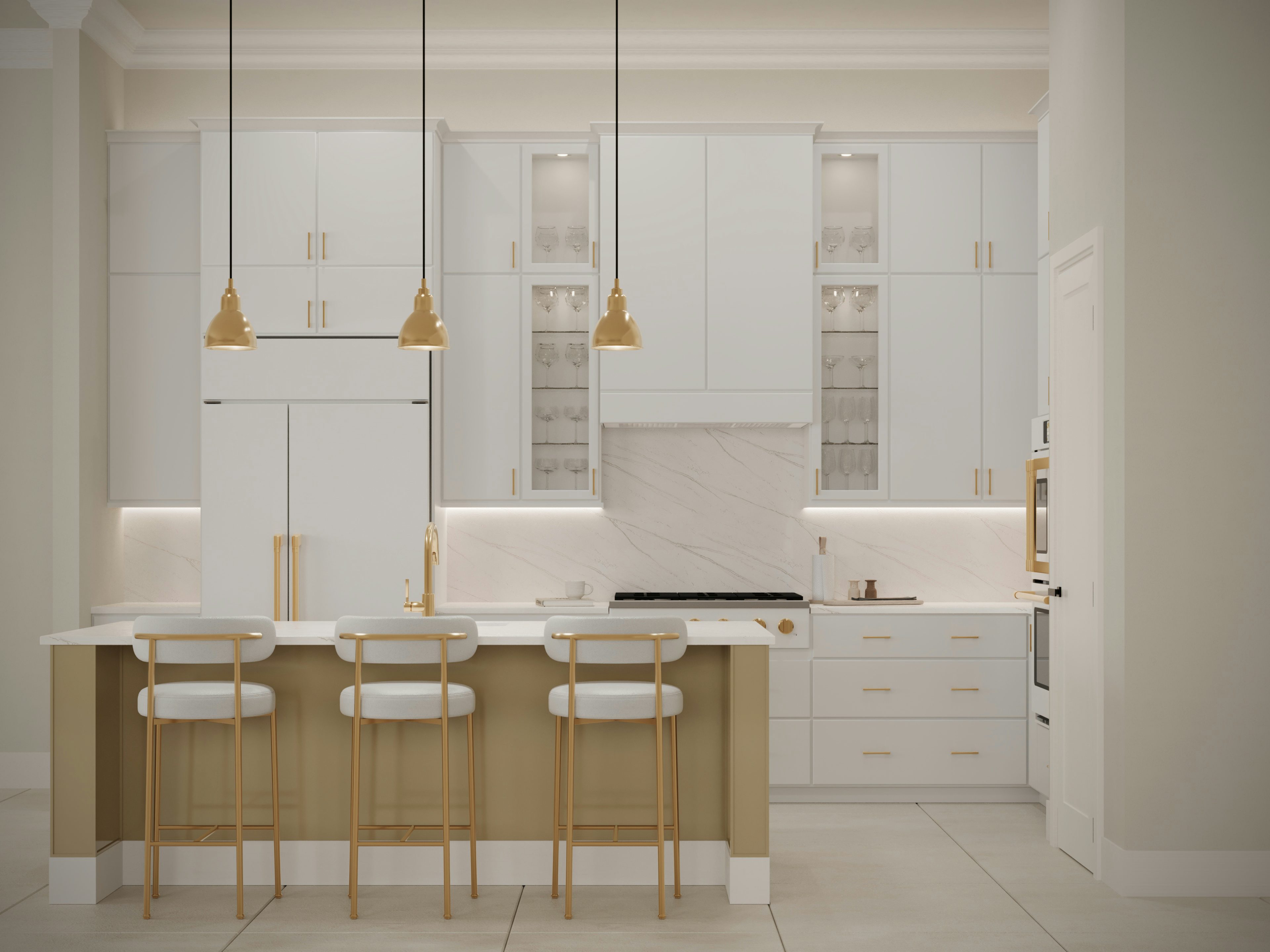 Kitchen Virtually Rendered | 9108 Seaglass Court