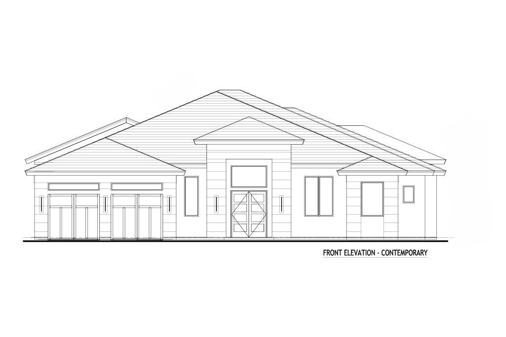 Contemporary Elevation | Summerwind Model