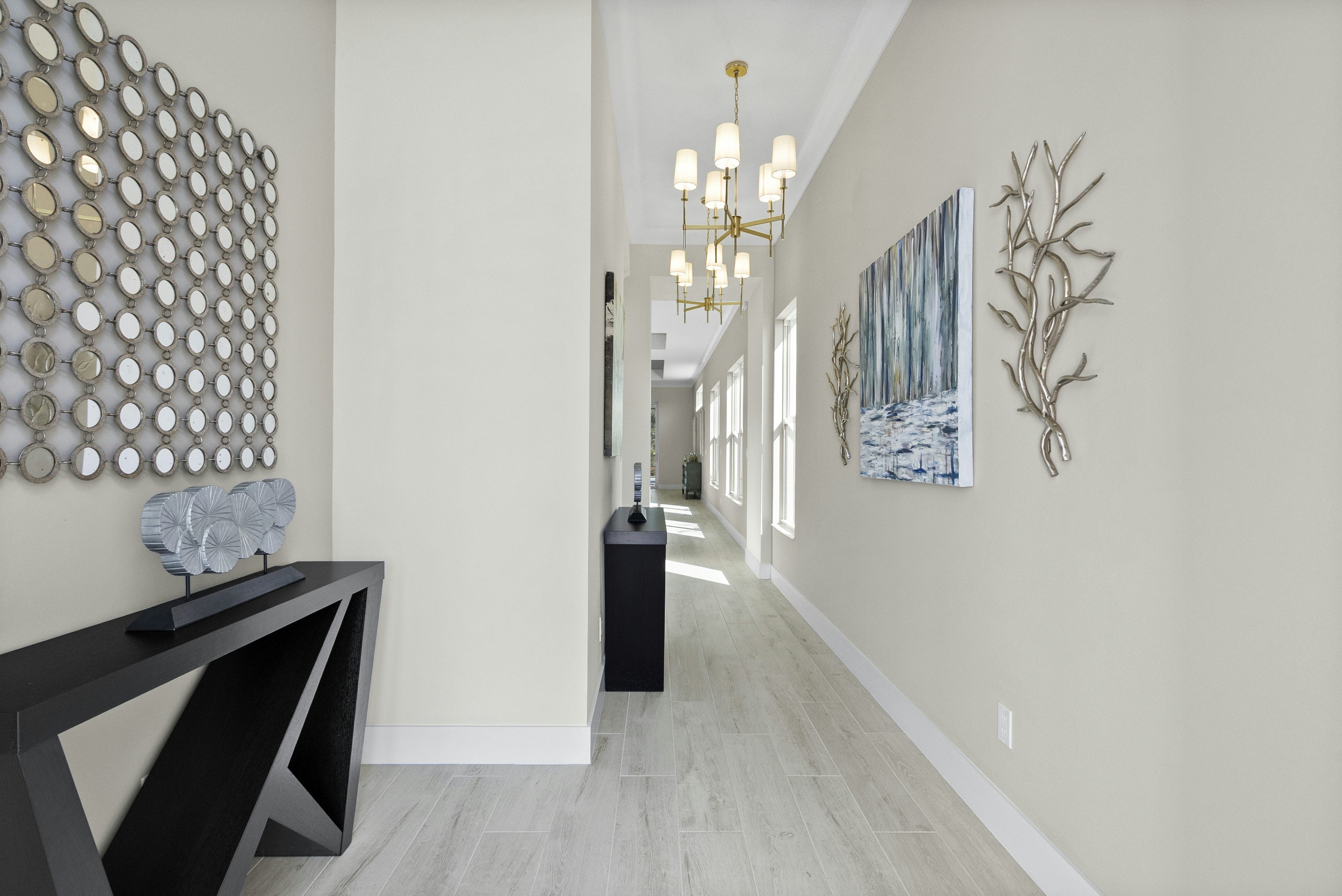 Foyer and Hallway | 2148 Falls Manor