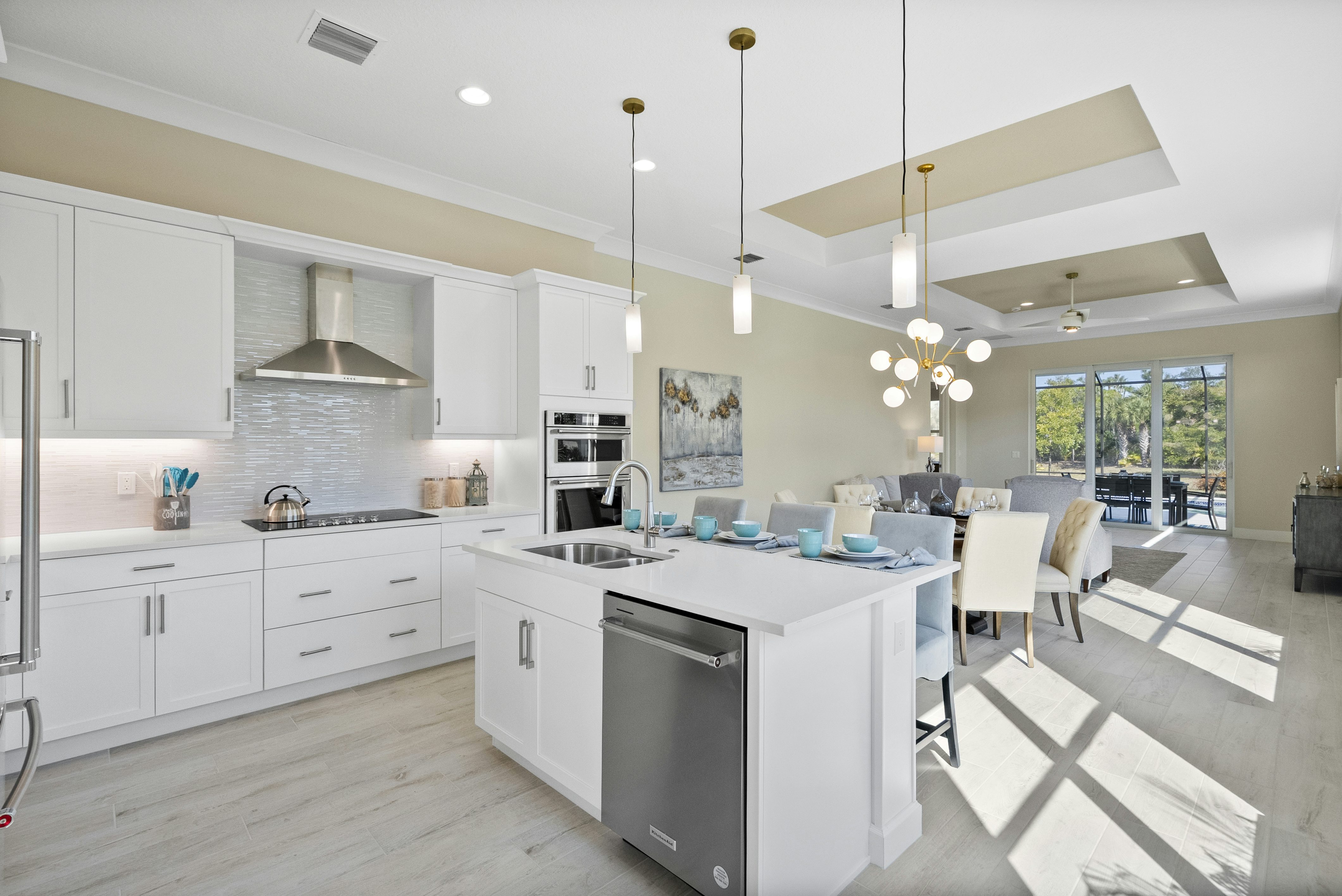 Kitchen to Great Room | 2148 Falls Manor