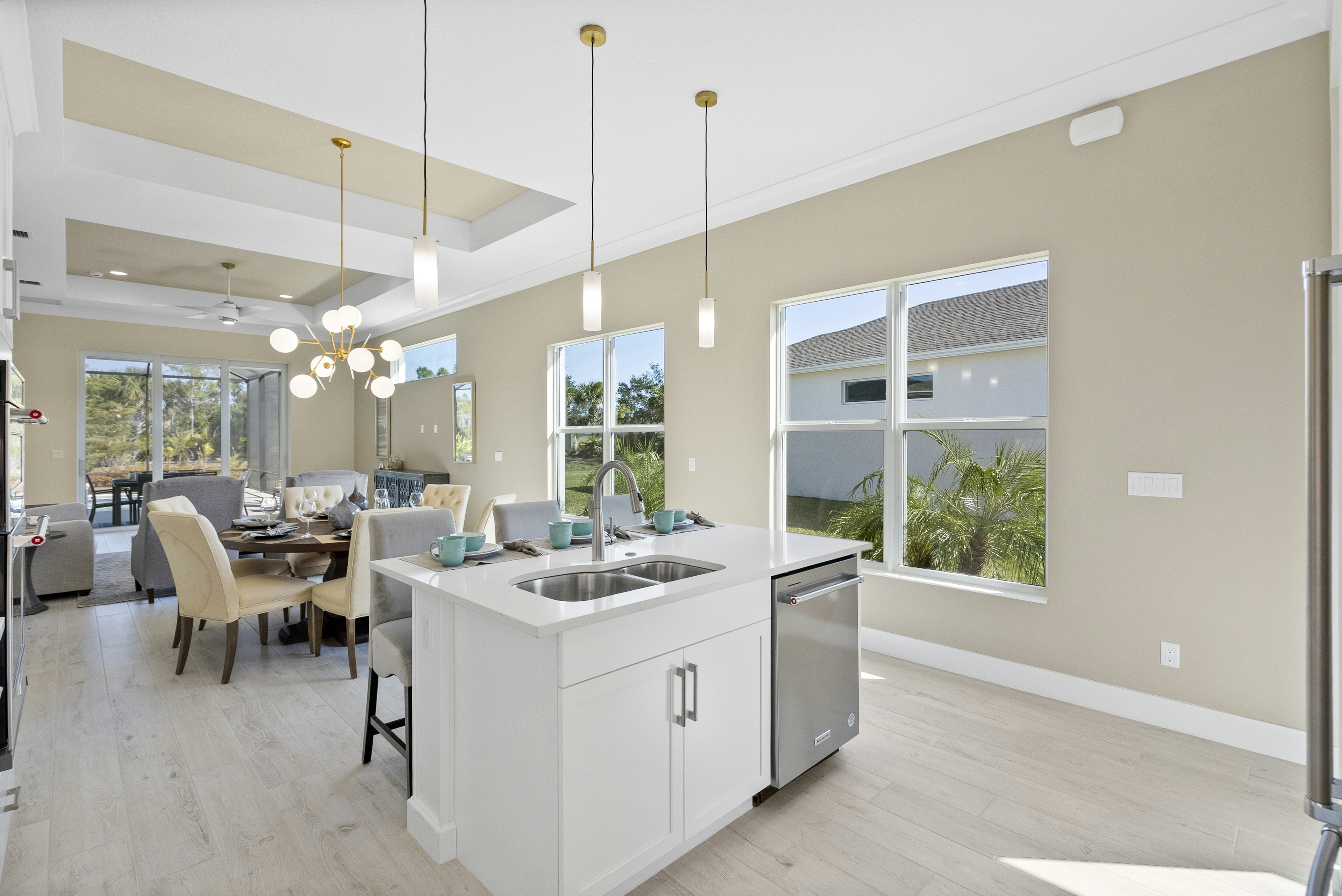 Kitchen to Great Room | 2148 Falls Manor