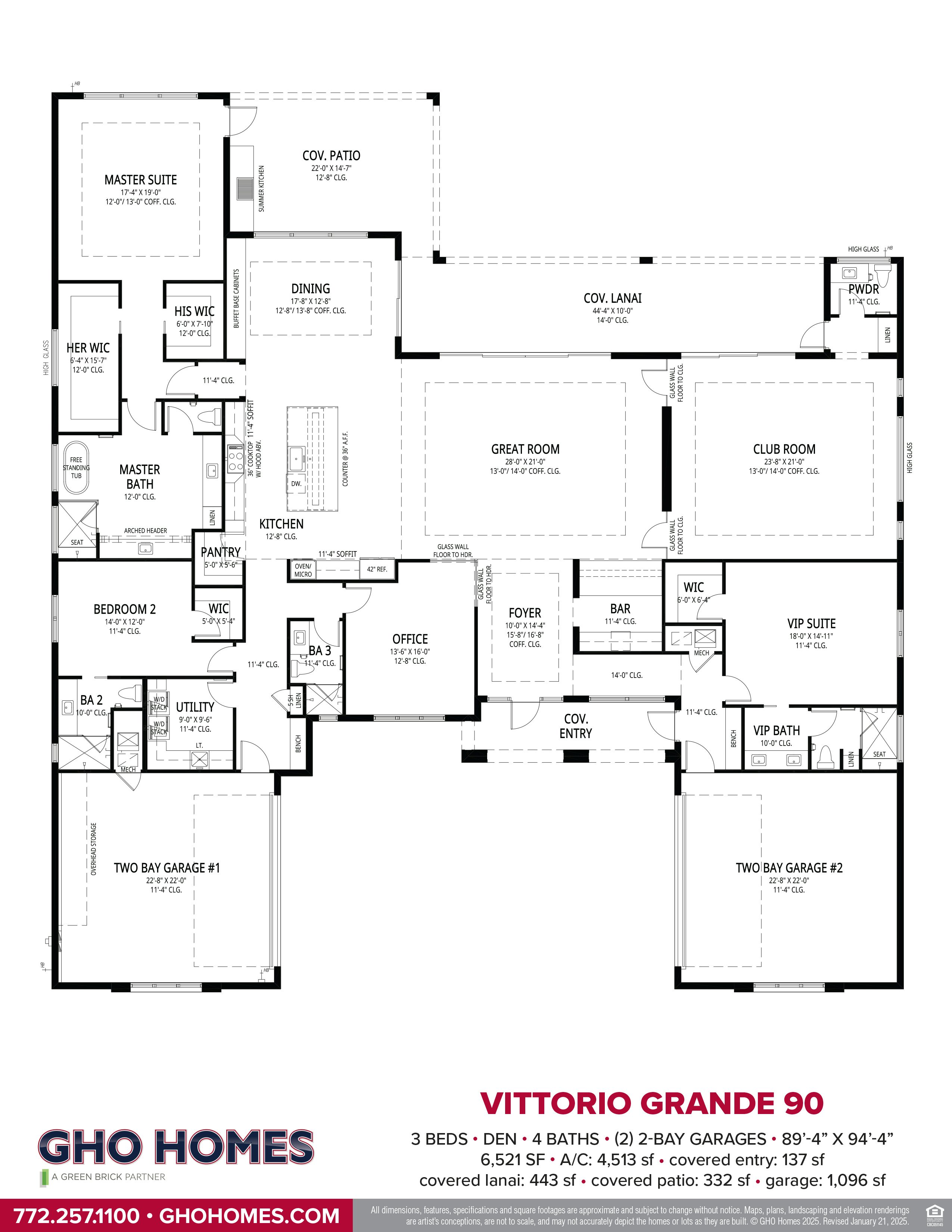 Vittorio Grande 90 Floorplan