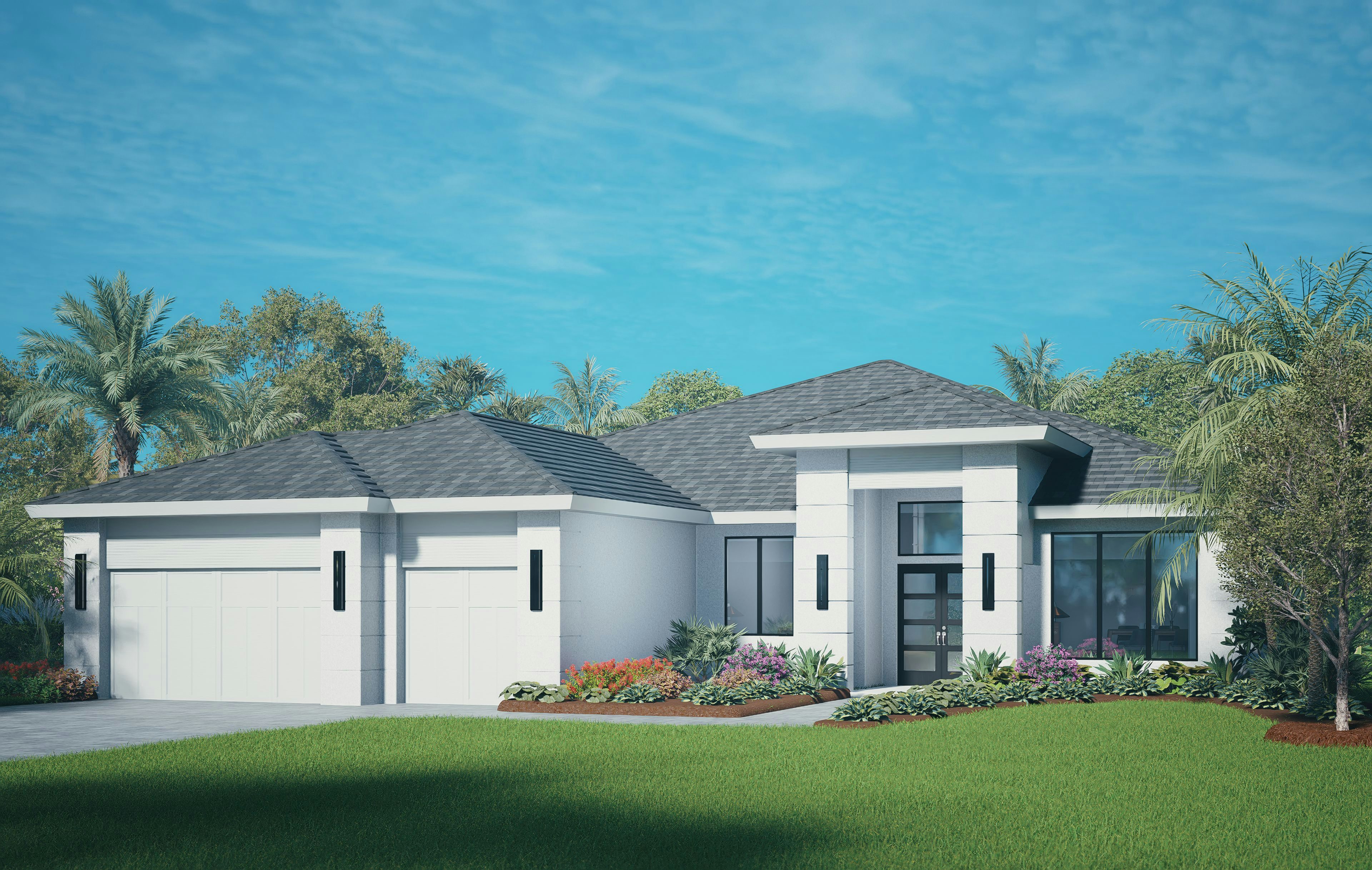 Contemporary Elevation | Wavecrest Model