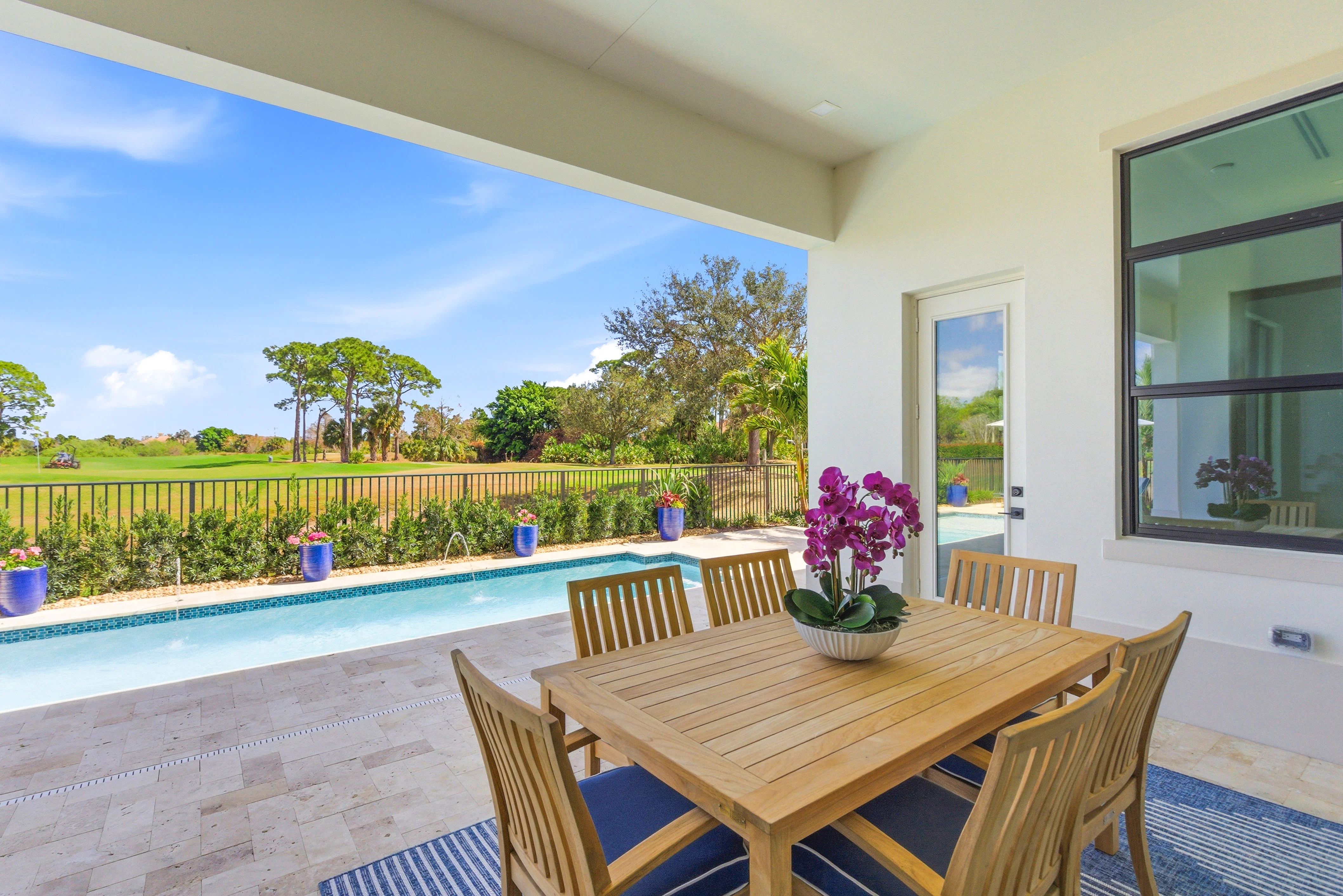 Lanai to Pool & View | 109 SE Via Verona