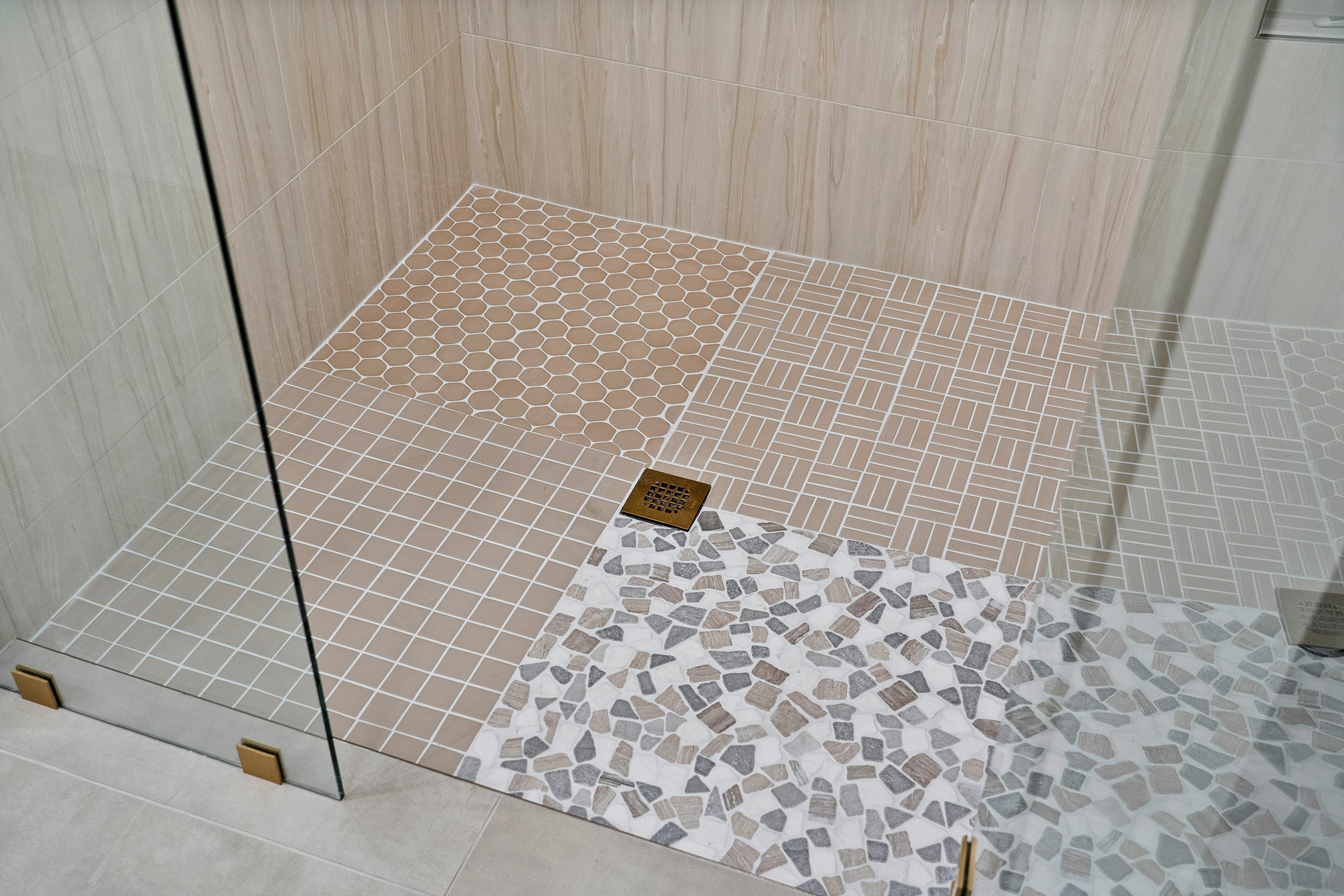 Shower Tile Flooring Options | Design Studio
