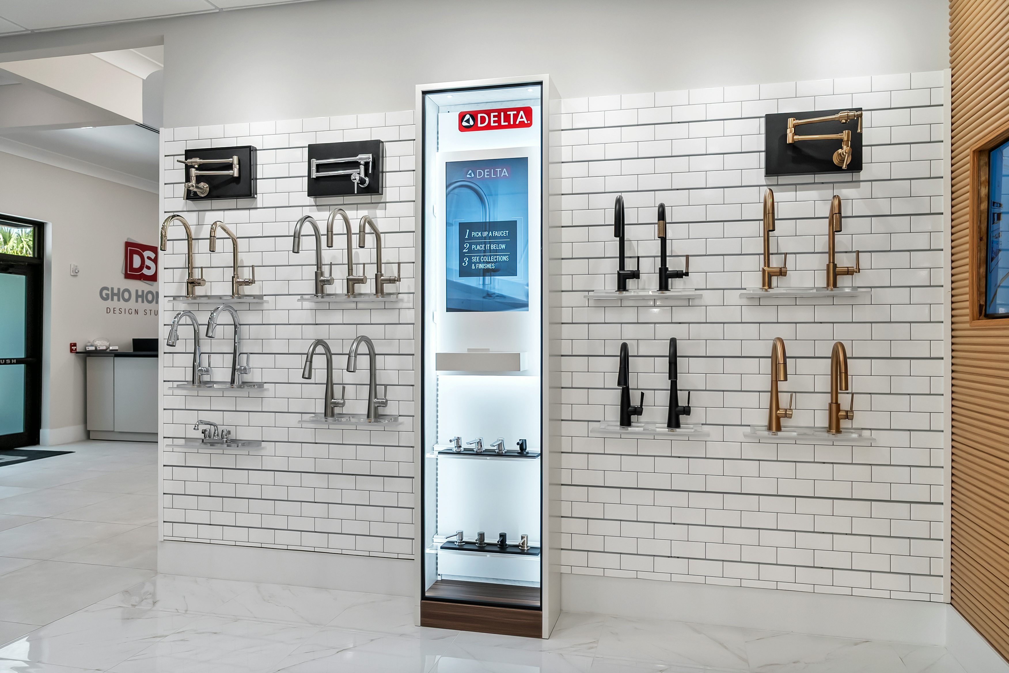 Kitchen Faucet Display Selection | Design Studio