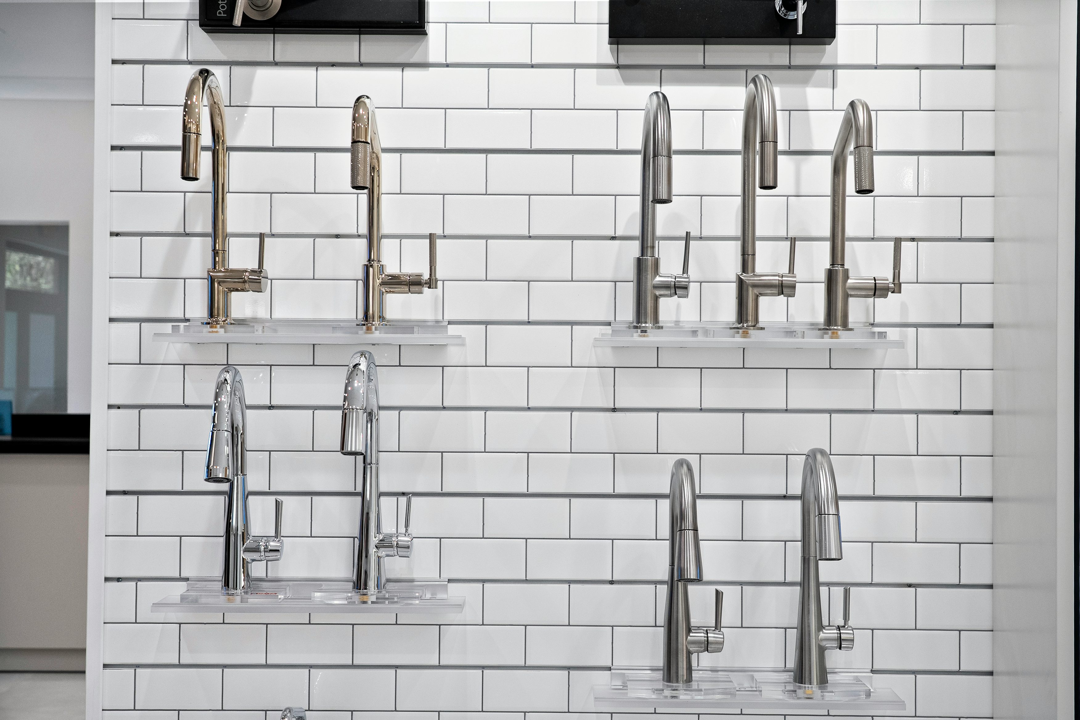Kitchen Faucet Display Selection | Design Studio
